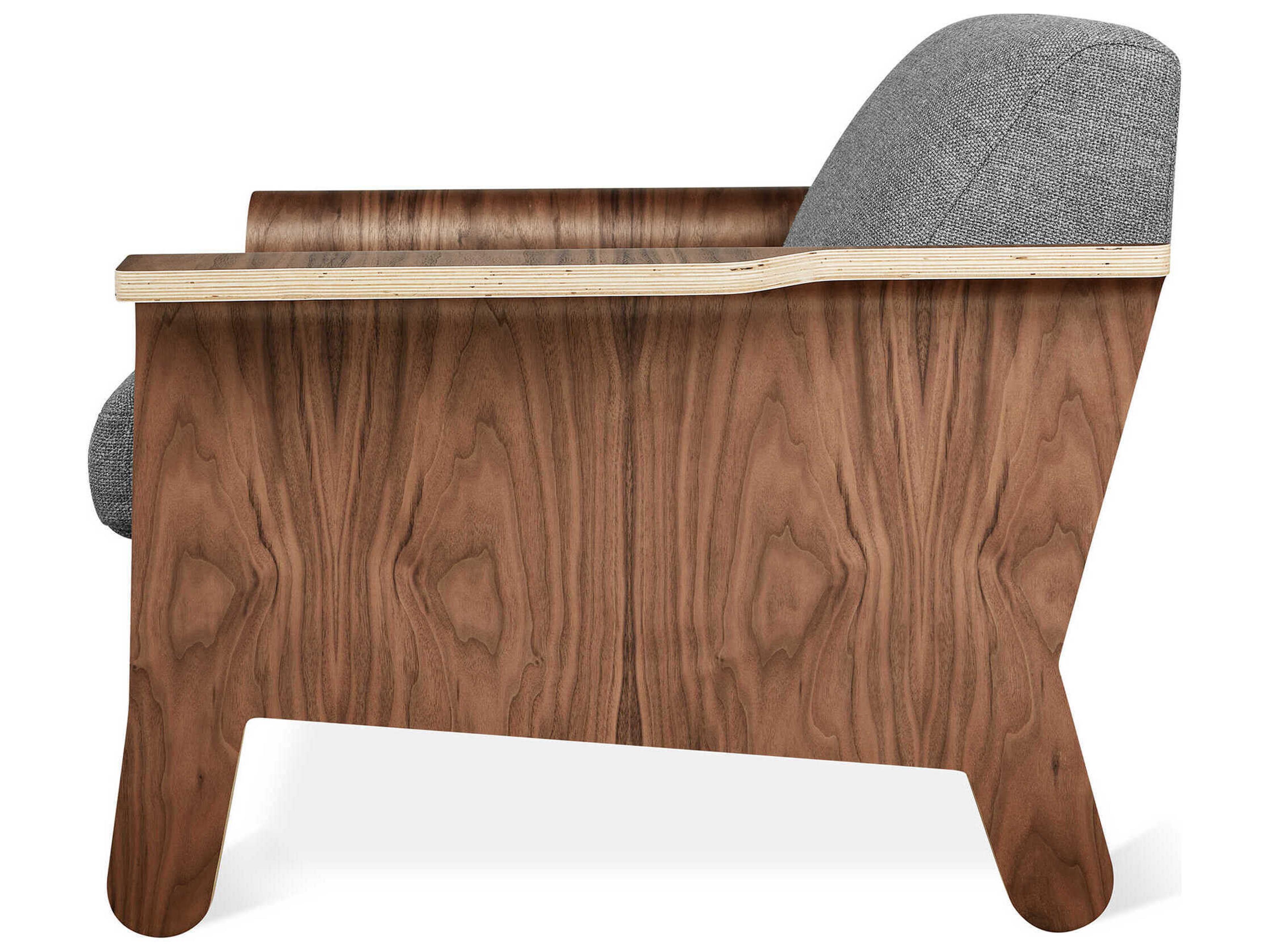 Gus* Modern Lodge Brown Fabric Accent Chair