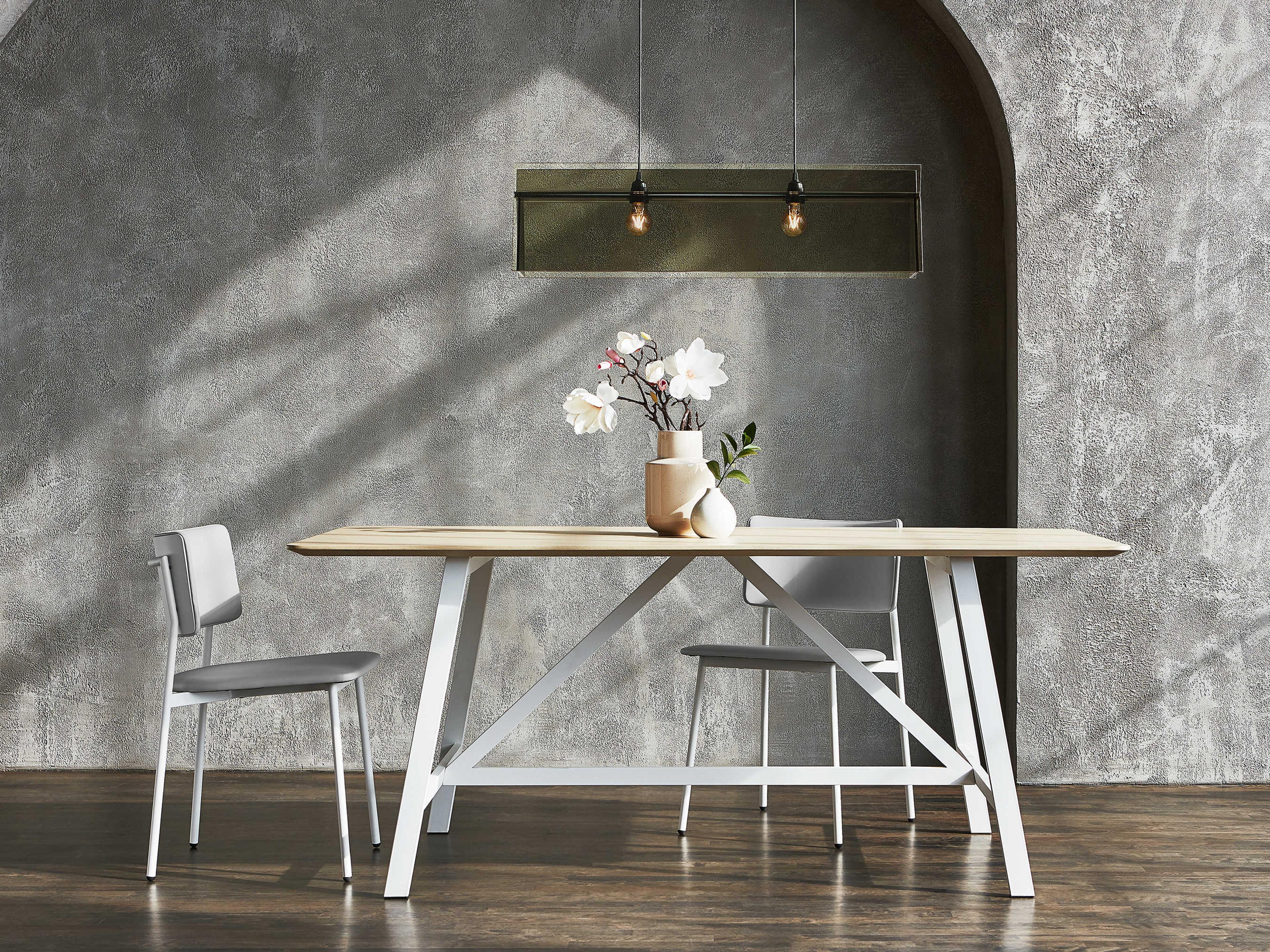 Gus* Modern Signal White Side Dining Chair