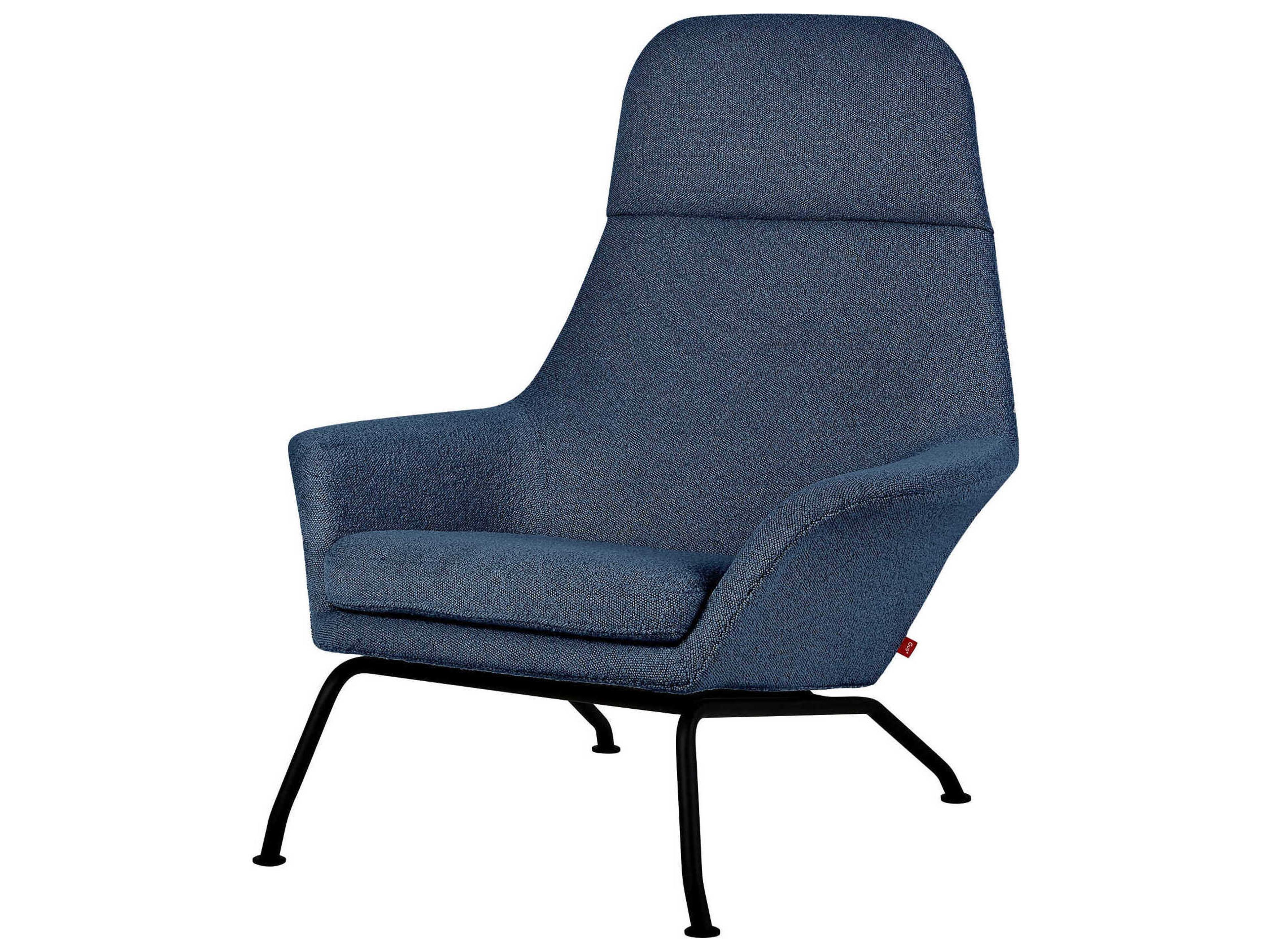 Tallinn Blue Fabric Accent Chair