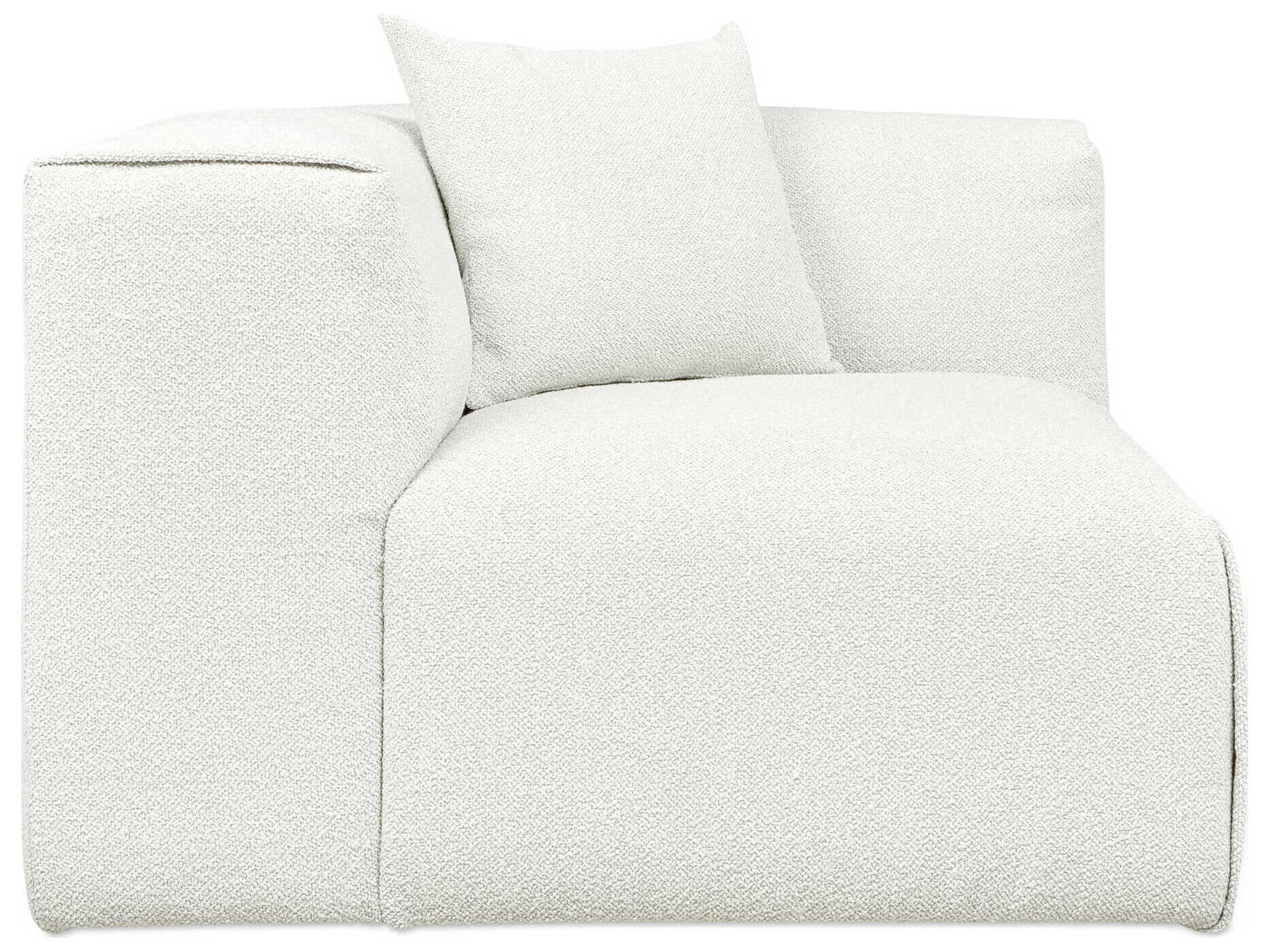Gus* Modern Nest White Corner Chair