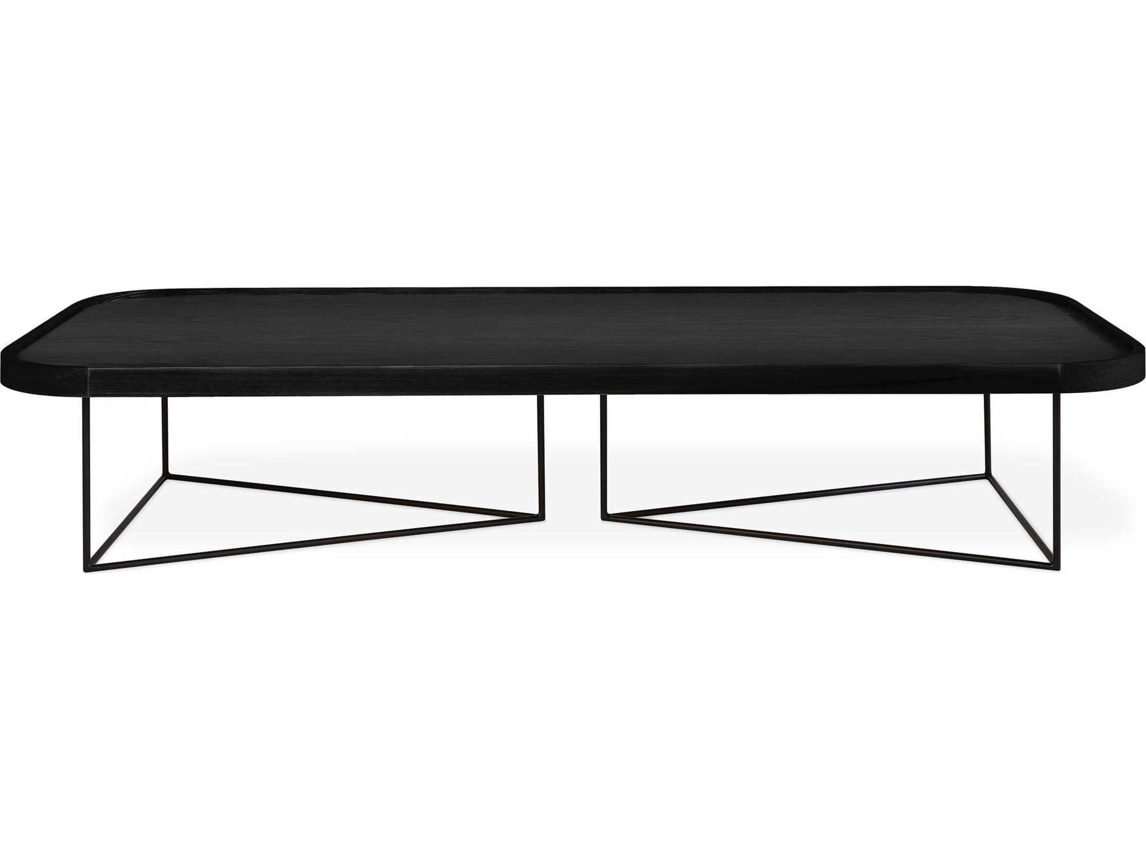 Gus* Modern Porter Rectangular Wood Ash Black Coffee Table