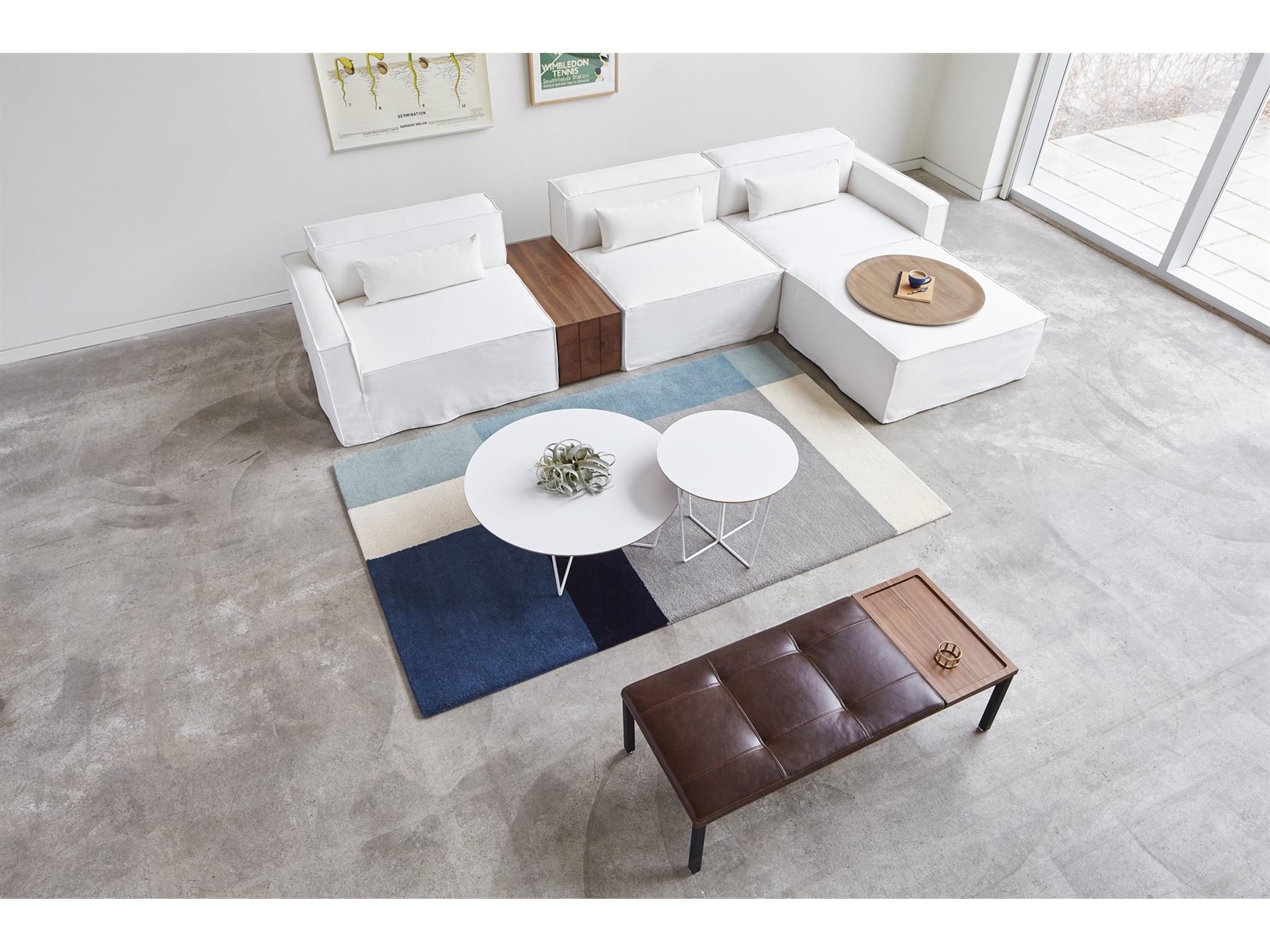 Gus* Modern Mix Rectangular Wood Walnut End Table