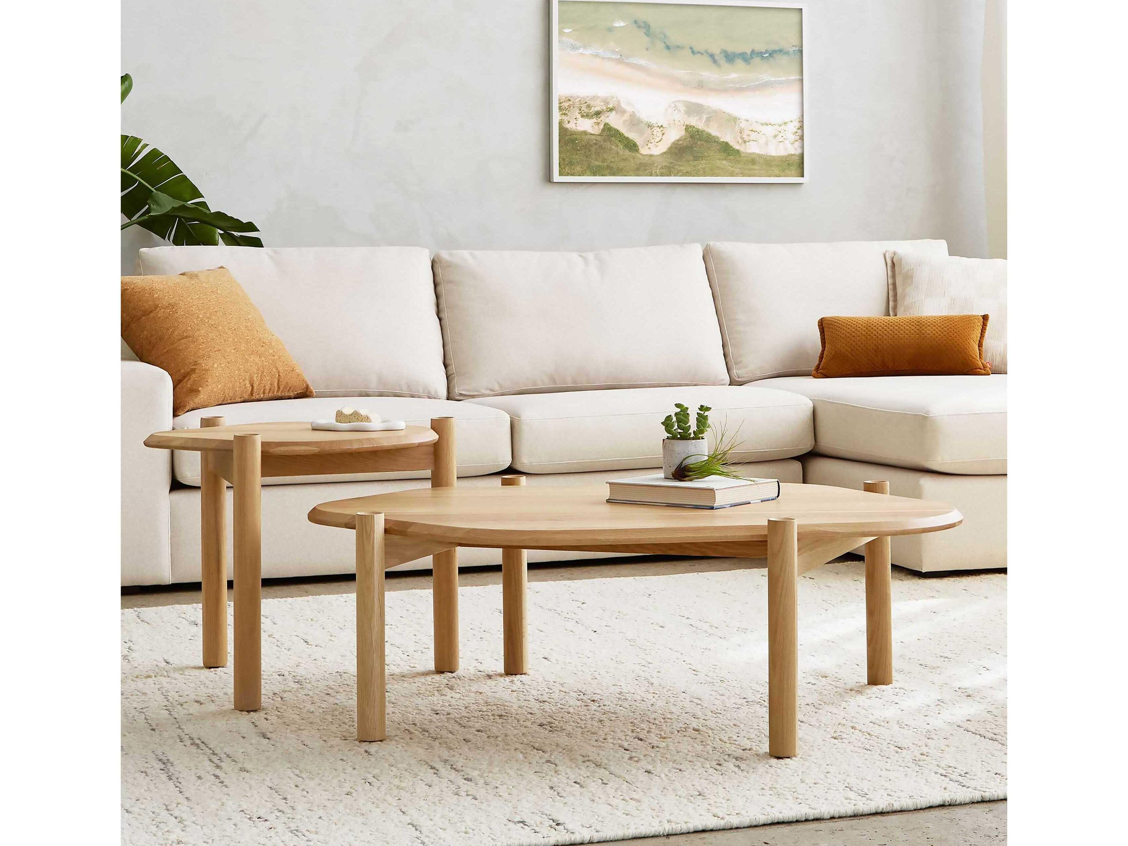 Gus* Modern Monarch Wood Coffee Table