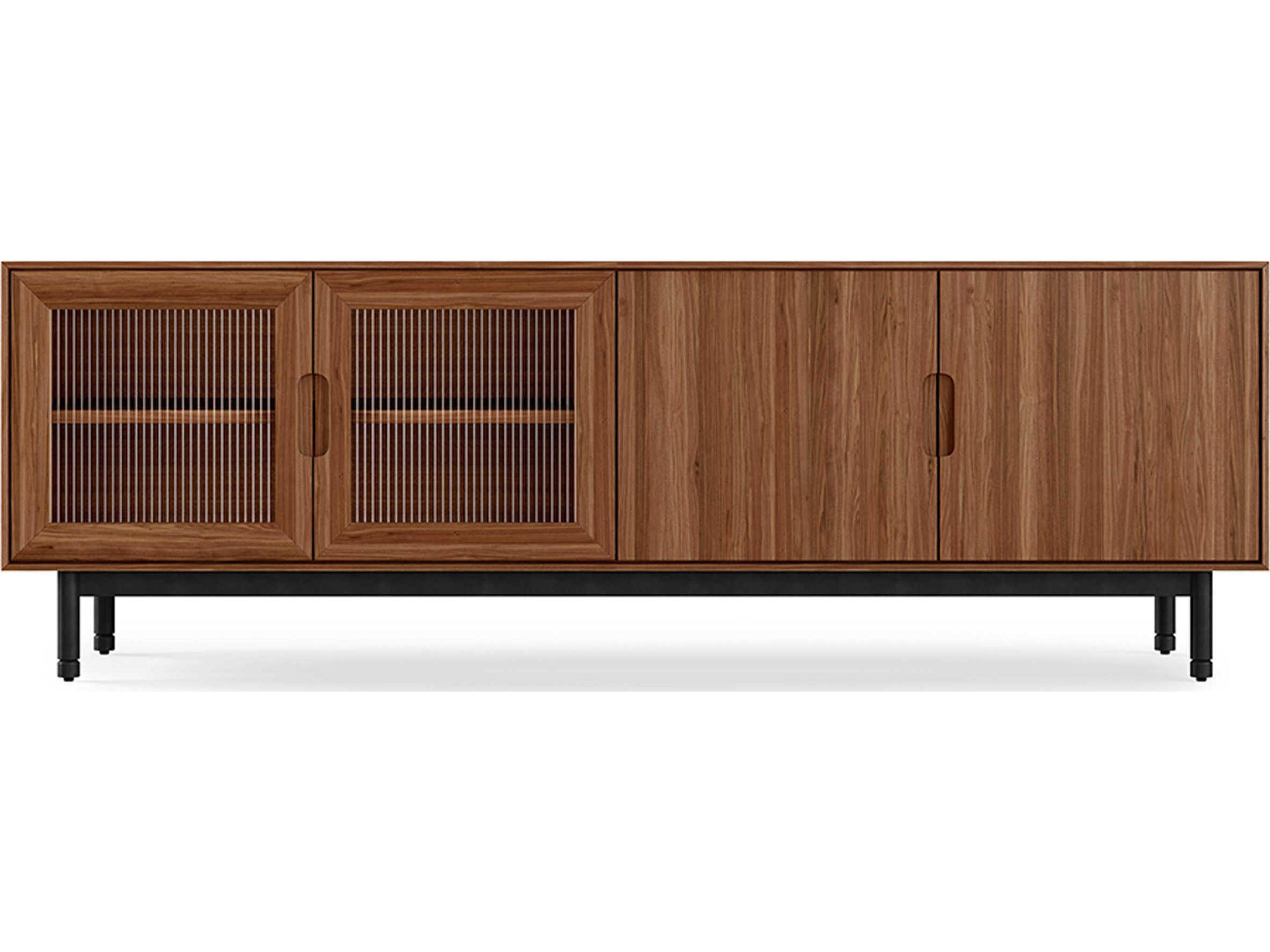 Gus* Modern Munro 72" Walnut Wood Credenza Sideboard