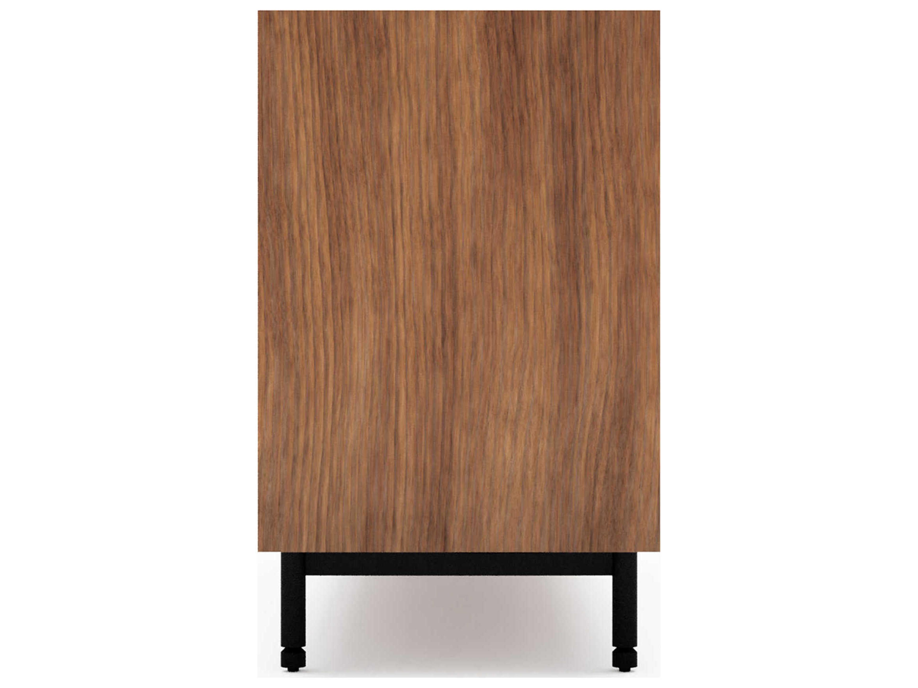 Gus* Modern Munro 6-Drawers Black Walnut Wood Double Dresser