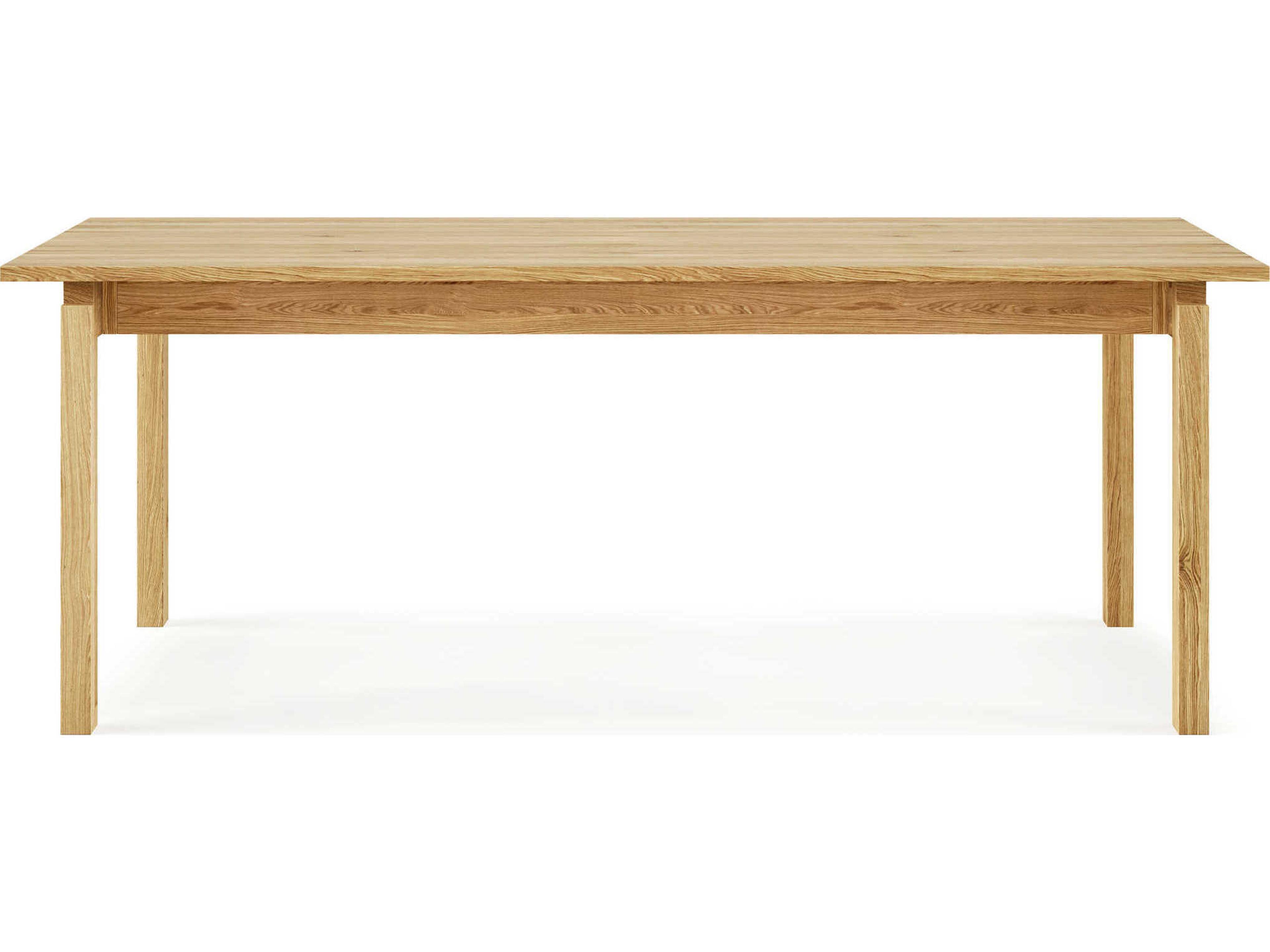 Gus* Modern Annex Extendable Rectangular Wood White Oak Dining Table