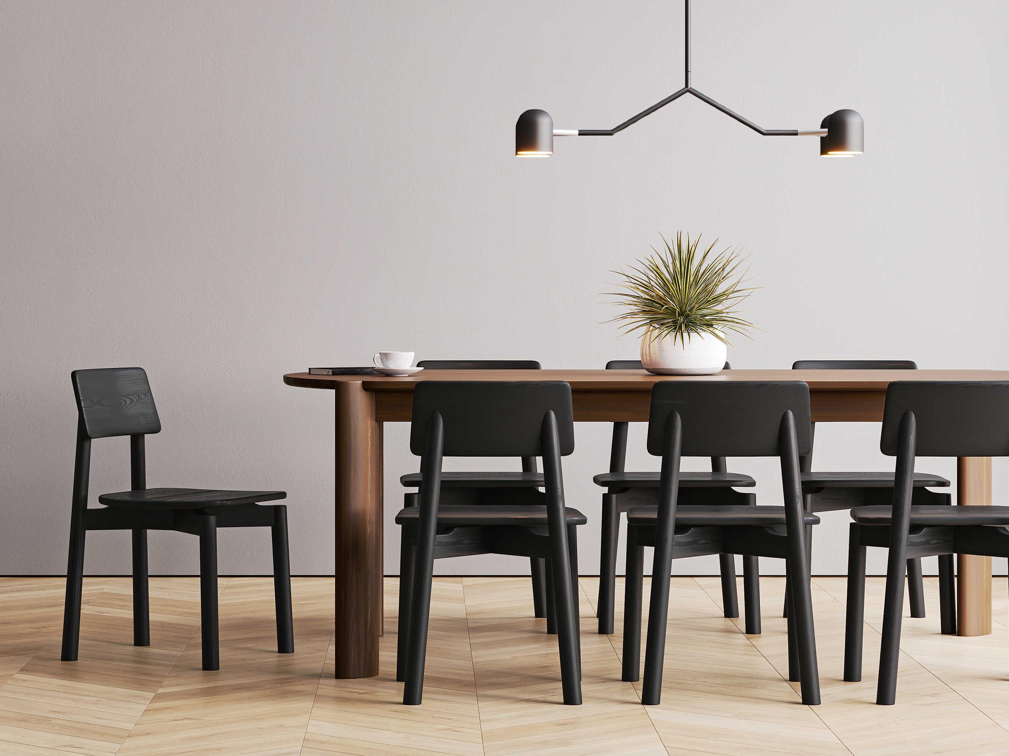 Gus* Modern Bancroft Oval Wood Walnut Dining Table