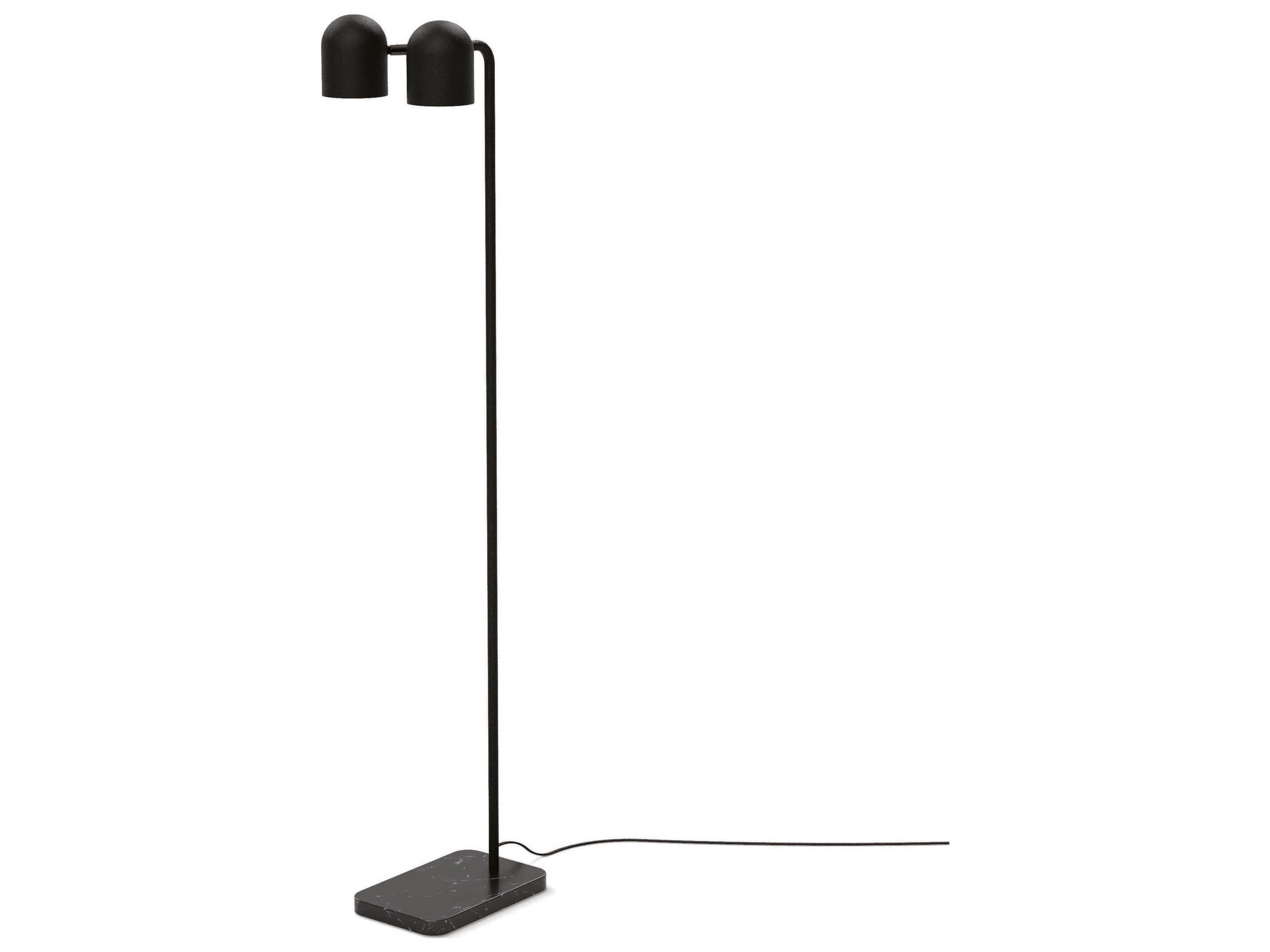 Tandem Nero Marble Black LED Floor Lamp