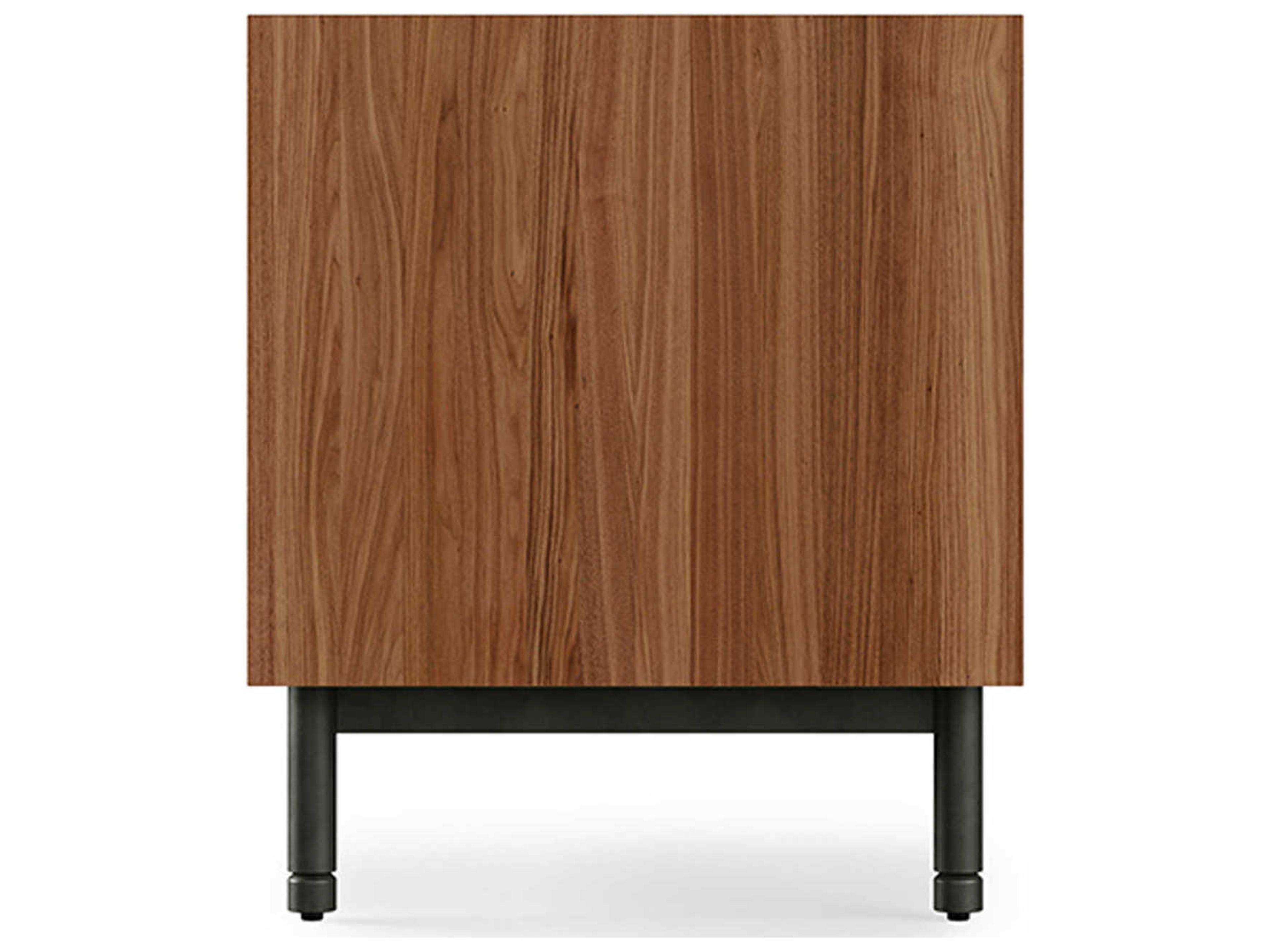 Gus* Modern Munro 59" Walnut Wood Media Console