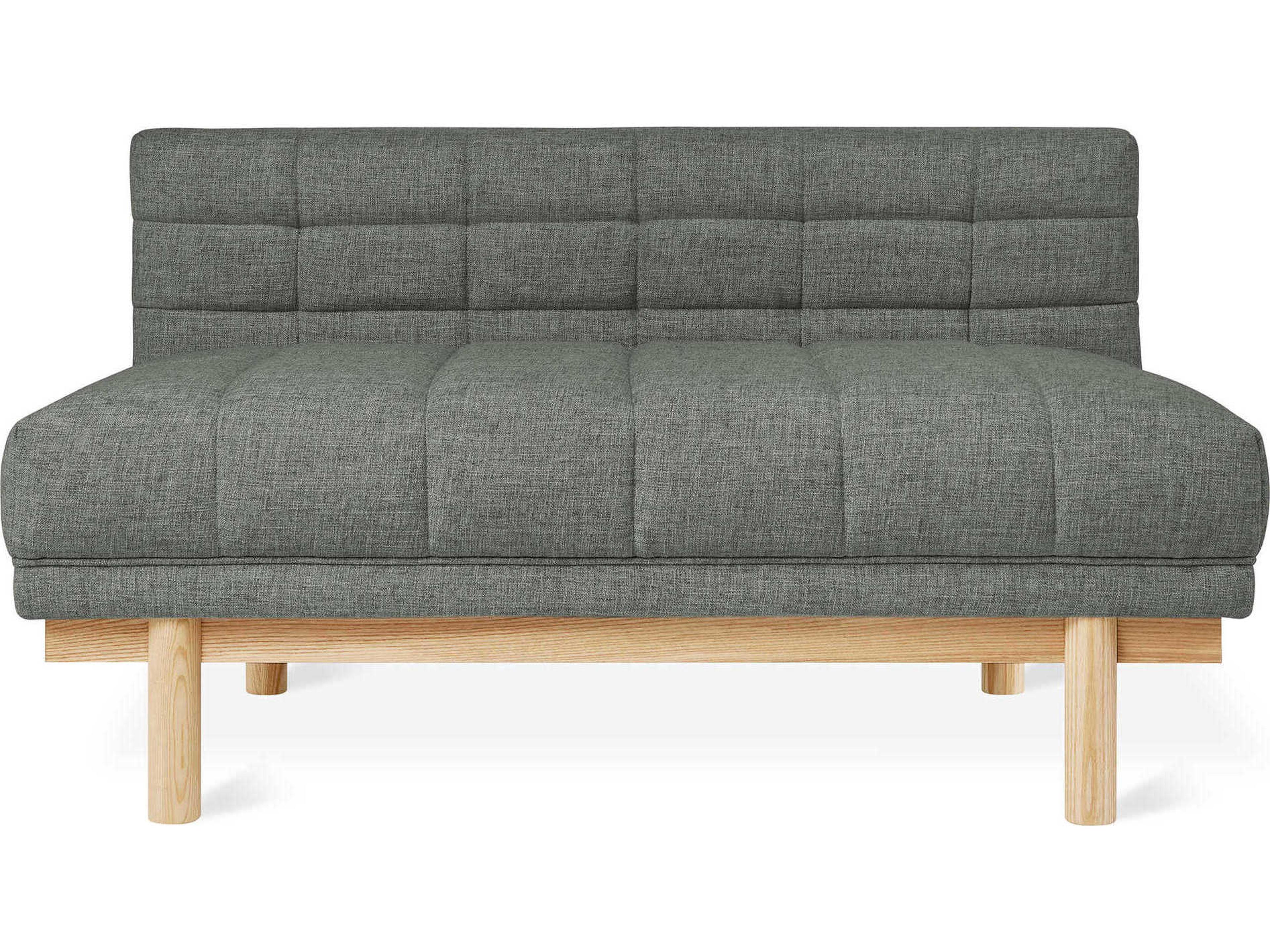 Gus* Modern Mulholland Brown Fabric Tufted Chair and a Half