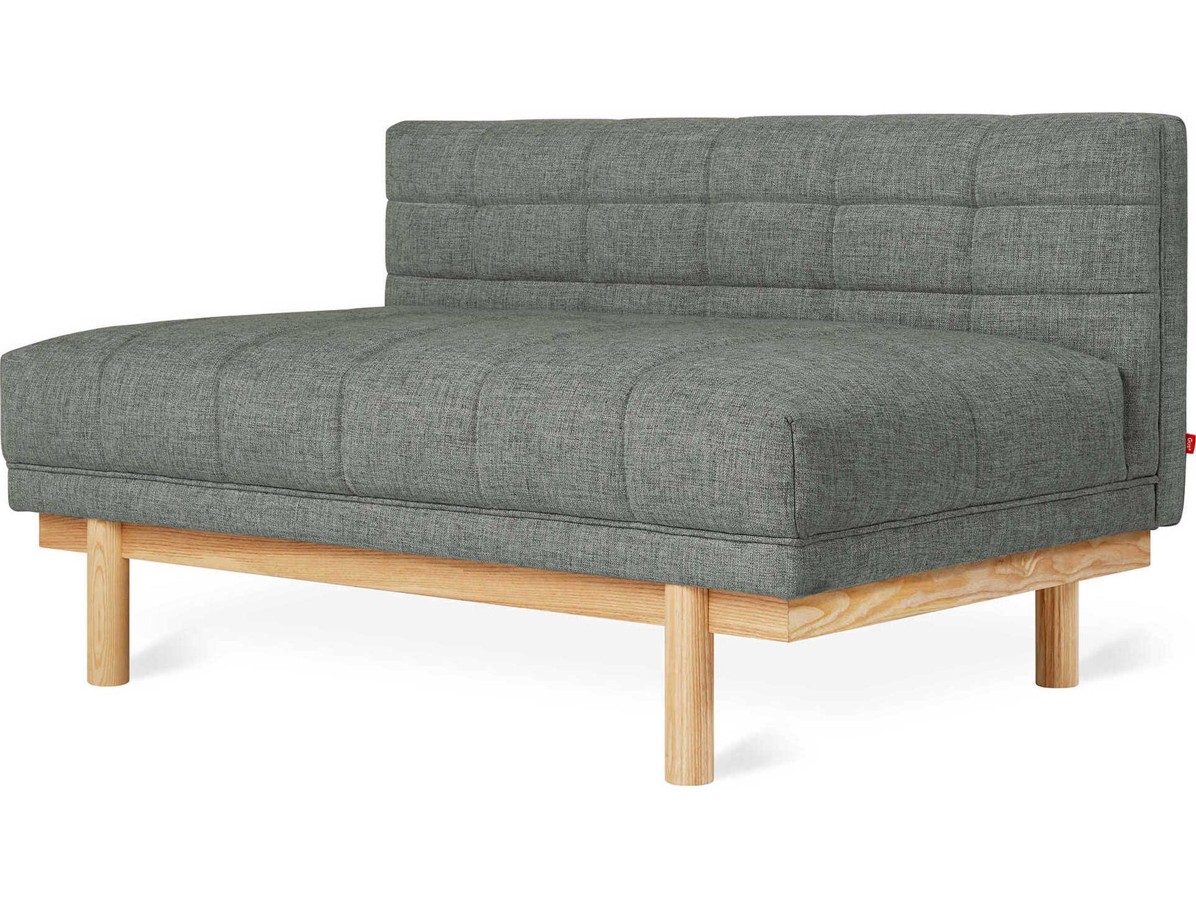 Mulholland Brown Fabric Tufted Chair and a Half