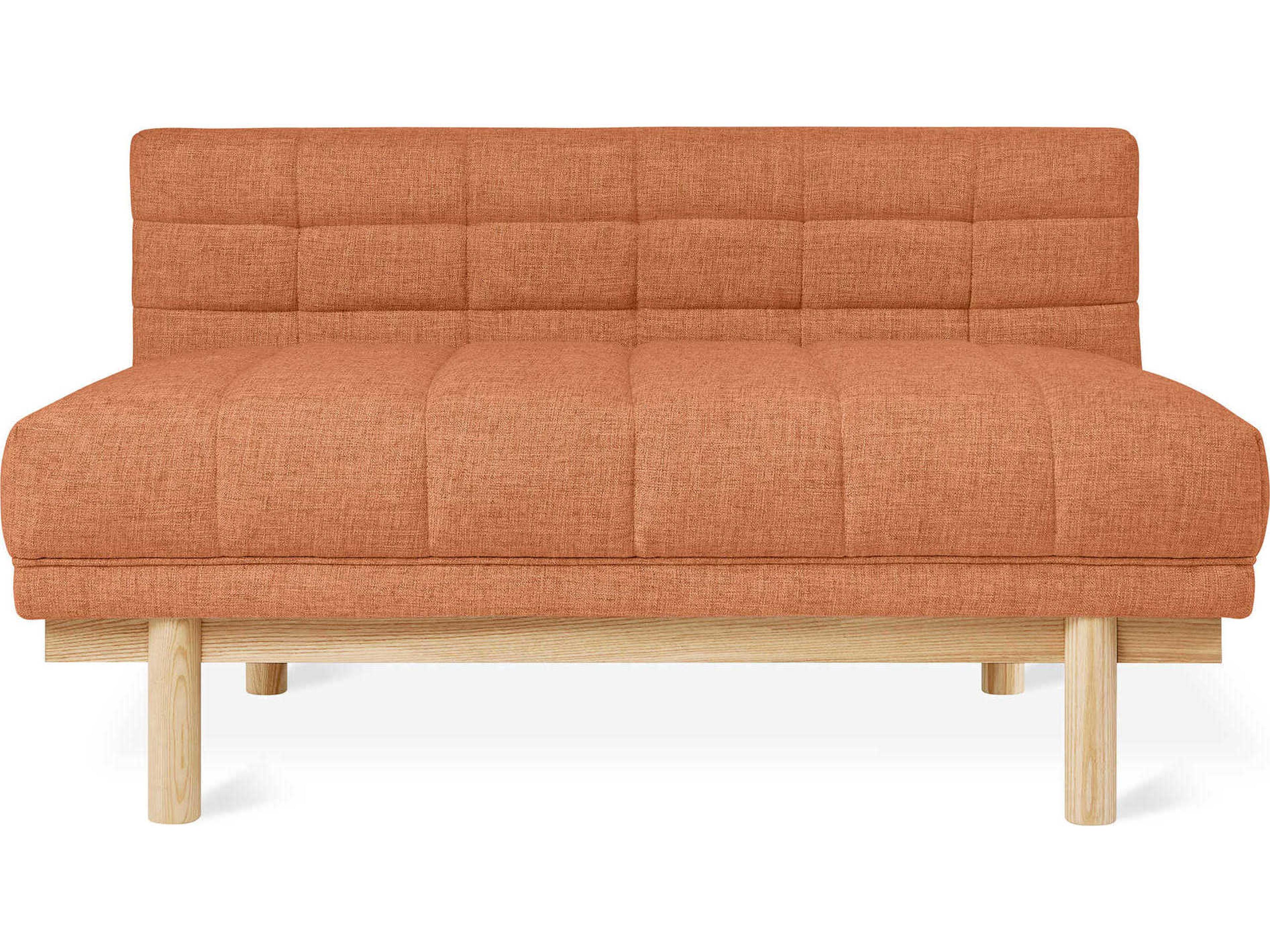 Gus* Modern Mulholland Brown Fabric Tufted Chair and a Half