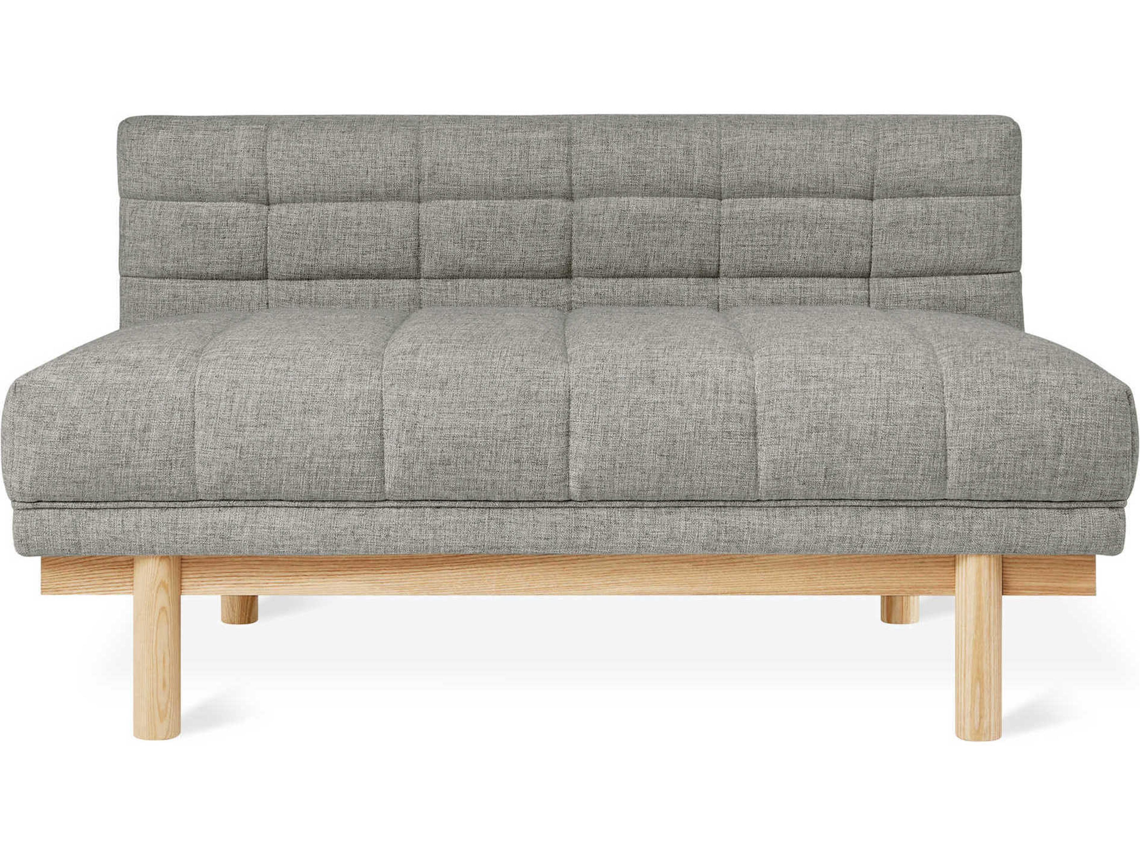 Gus* Modern Mulholland Brown Fabric Tufted Chair and a Half