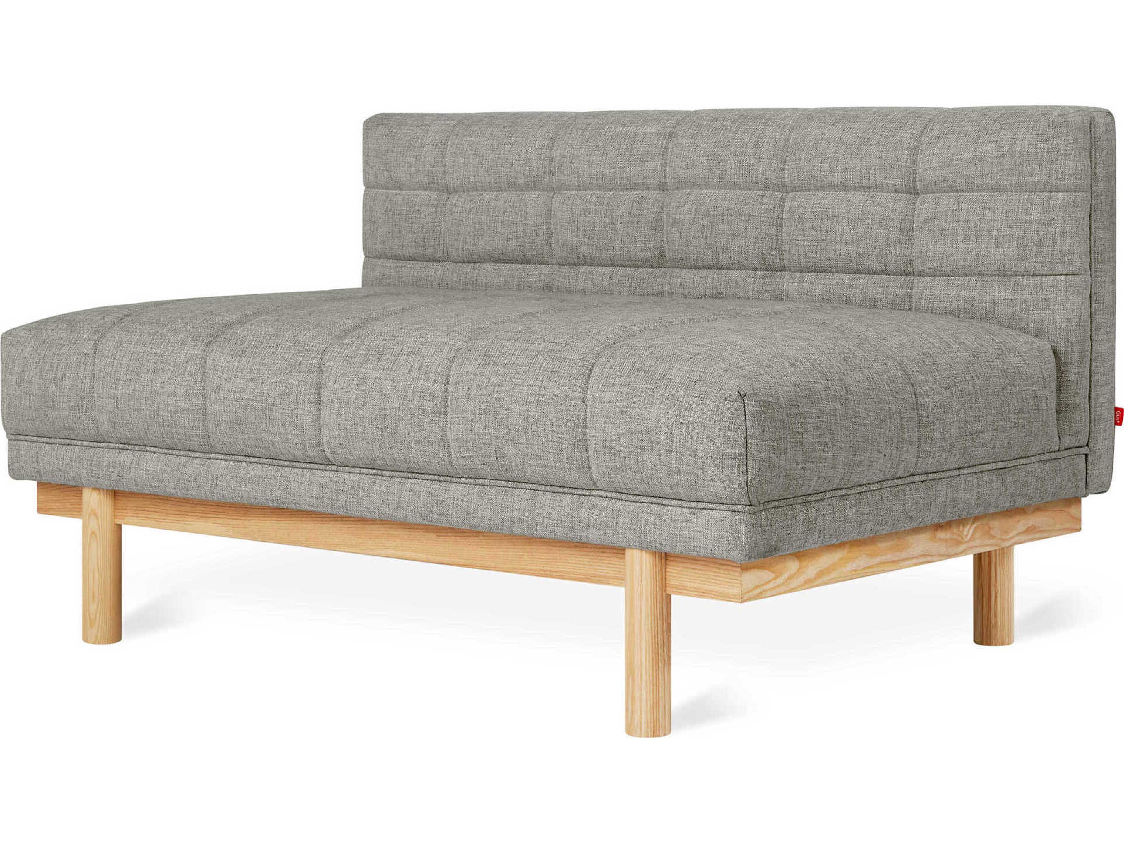 Mulholland Brown Fabric Tufted Chair and a Half