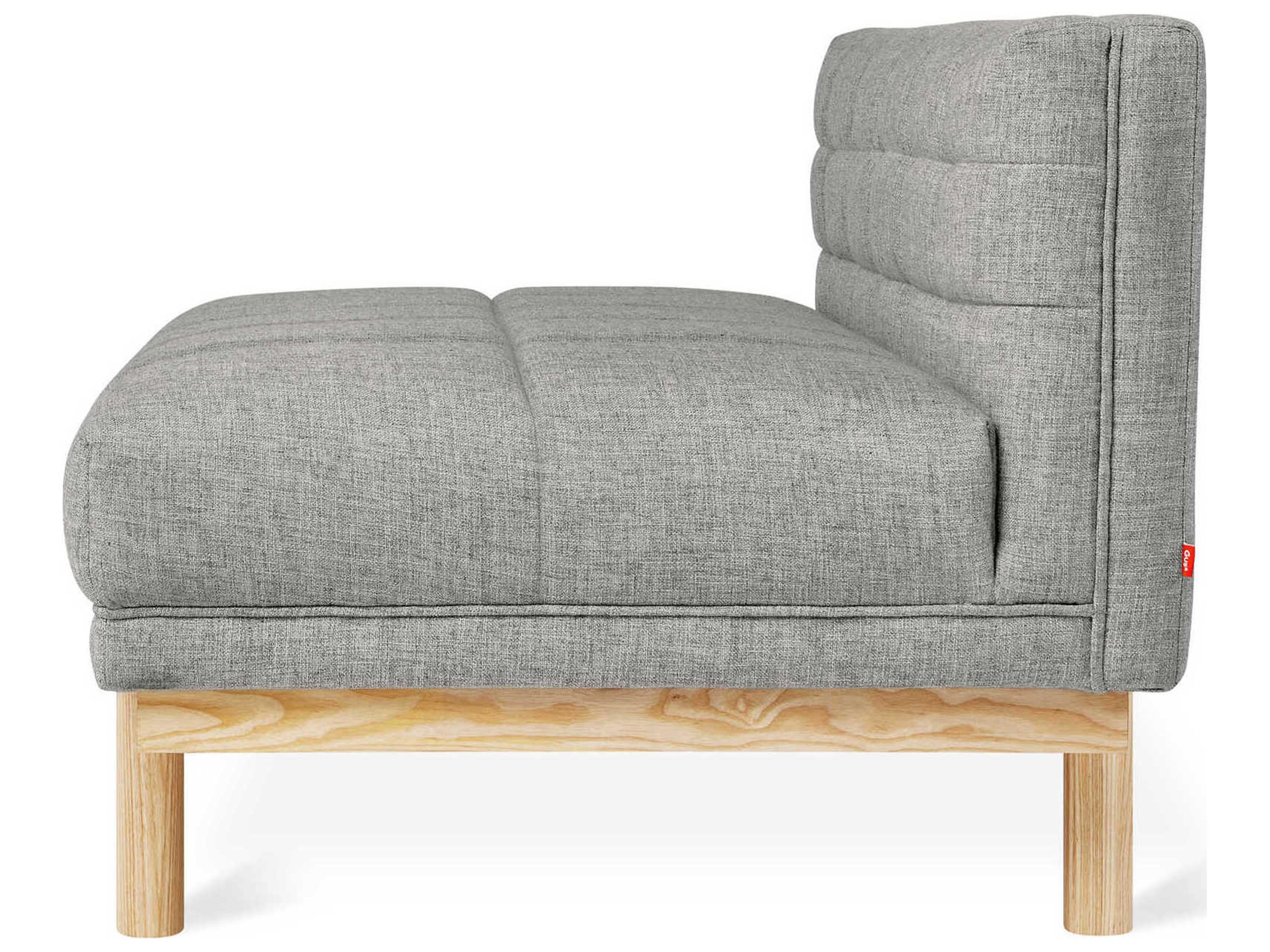 Gus* Modern Mulholland Brown Fabric Tufted Chair and a Half