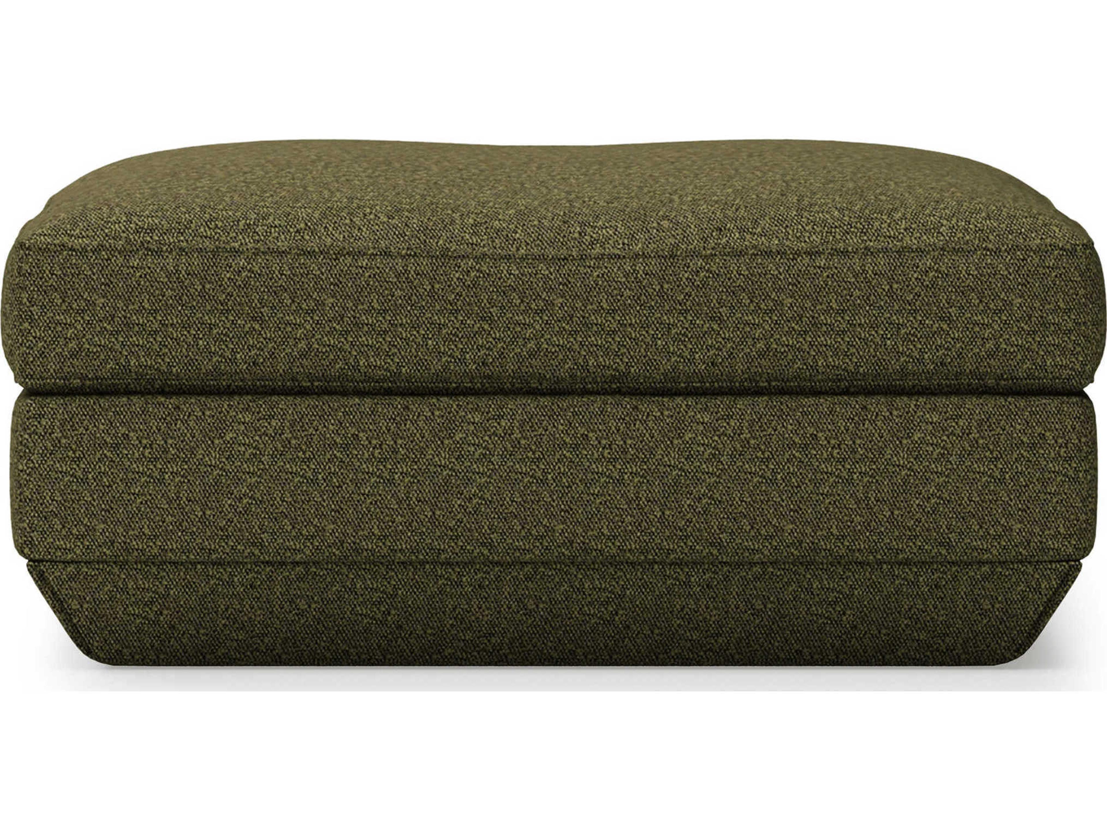 Gus* Modern Podium Copenhagen Terra Green Upholstered Ottoman
