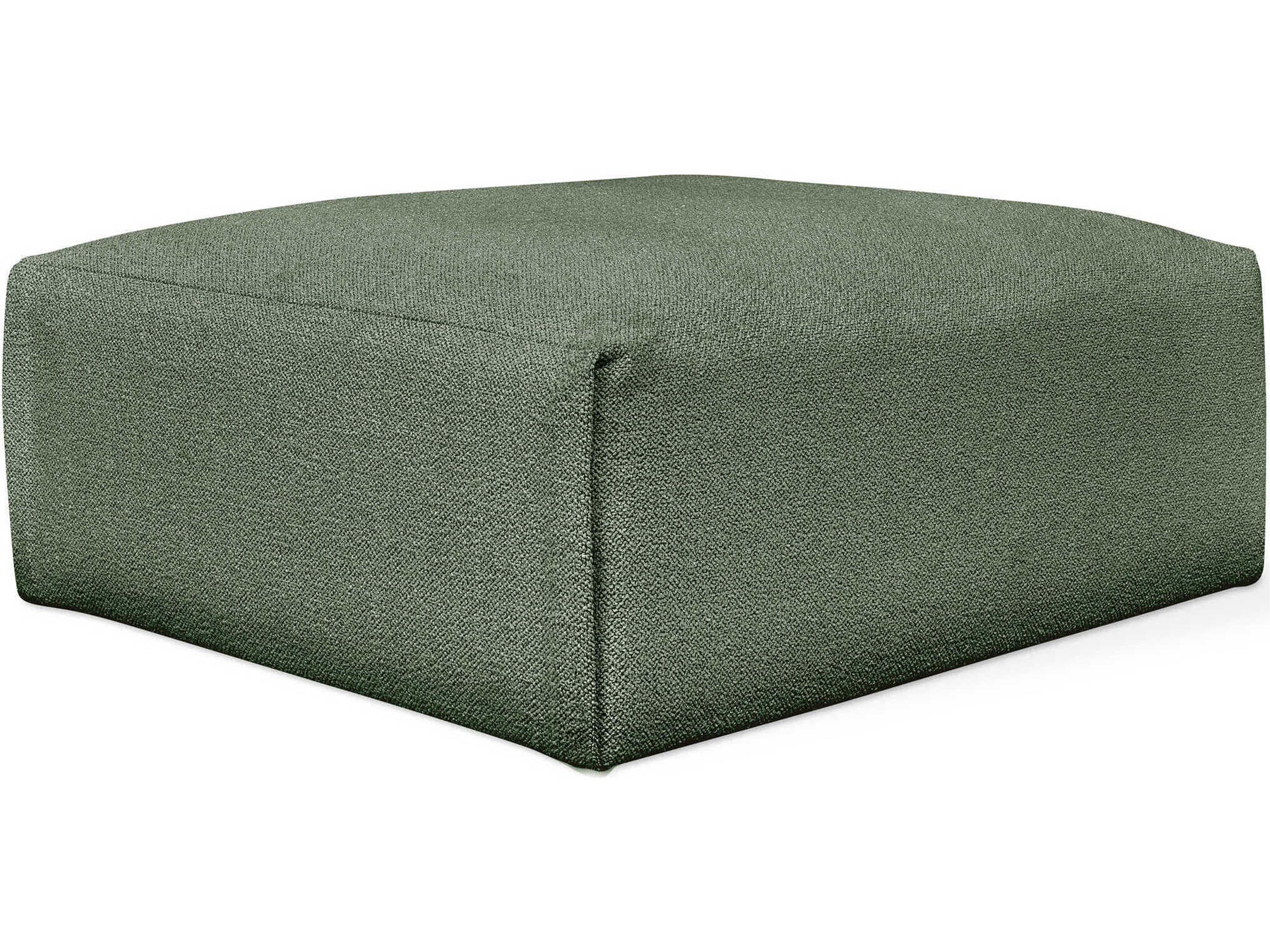 Nest Morris Pine Green Upholstered Ottoman
