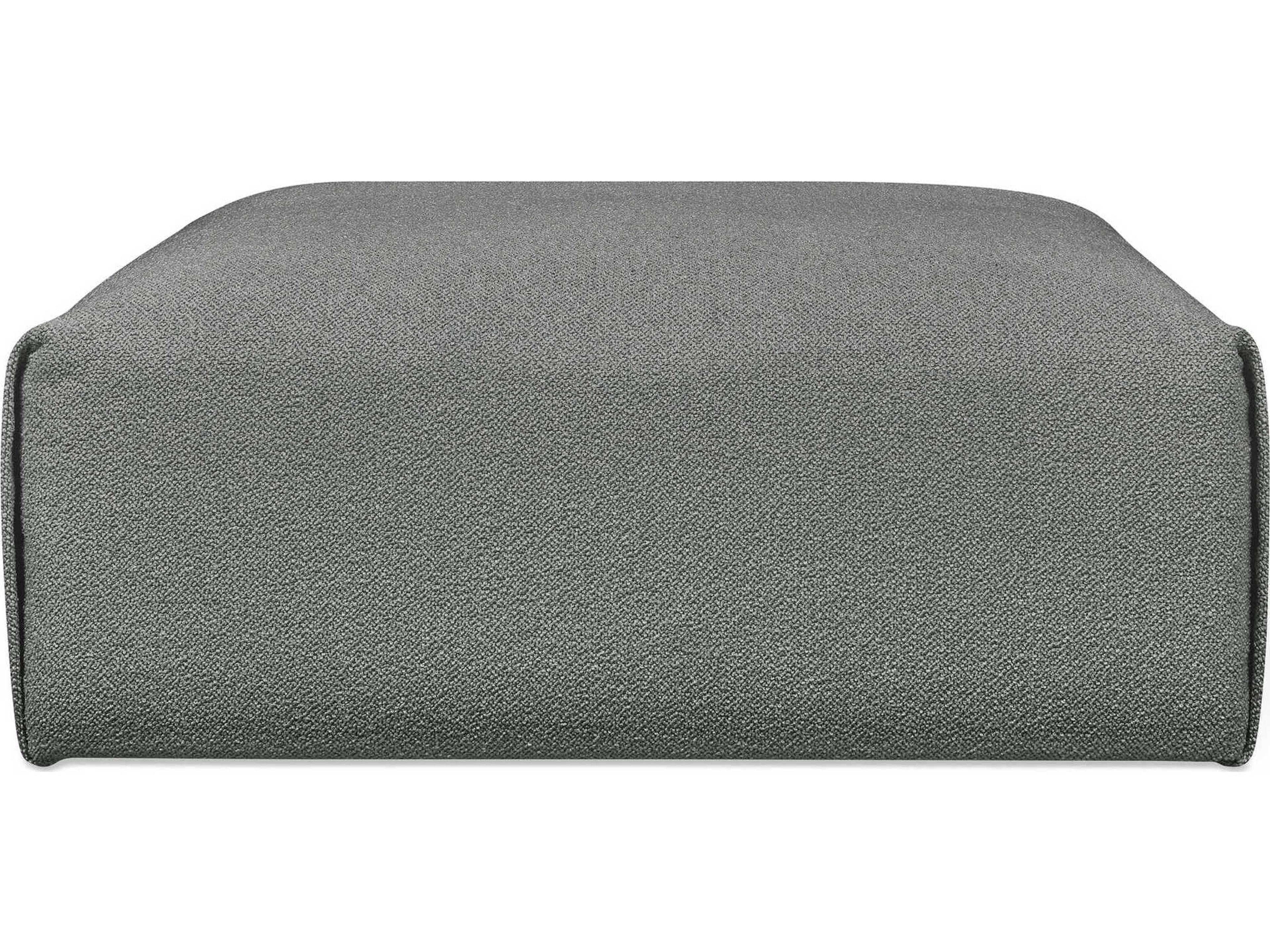Gus* Modern Nest Morris Scoria Gray Upholstered Ottoman