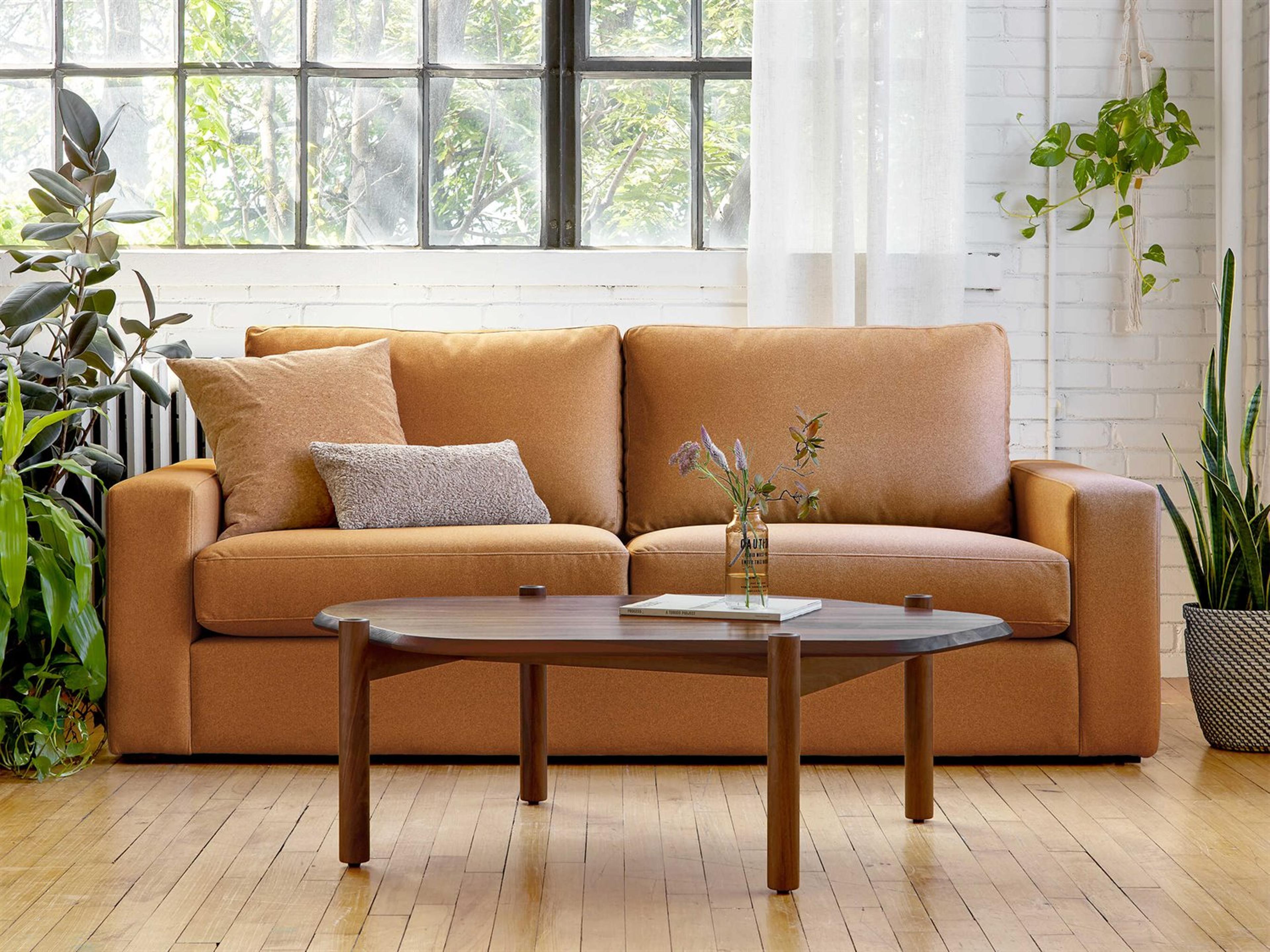 Gus* Modern Ashdale Tan Upholstered Sofa