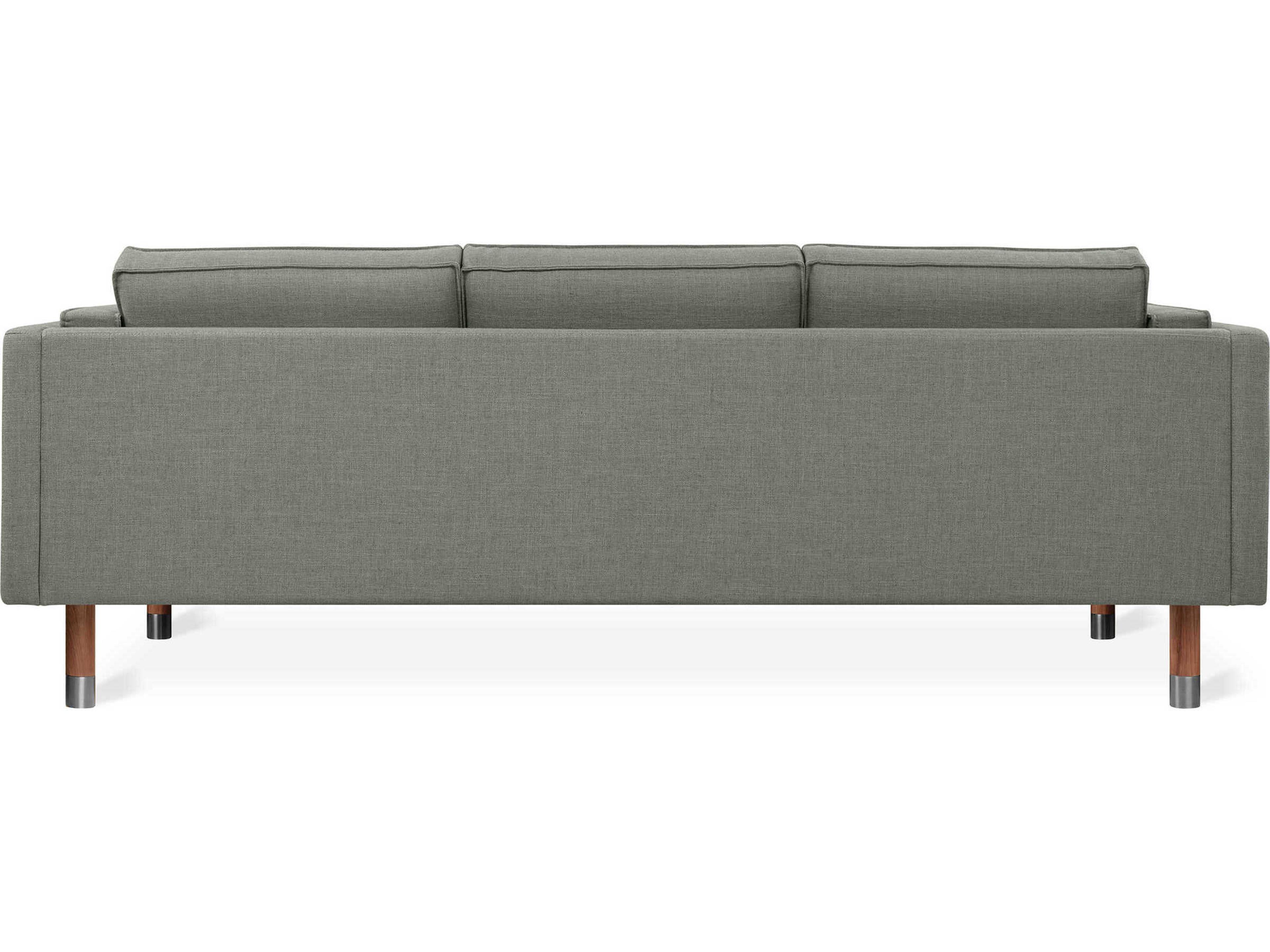 Gus* Modern Augusta Caledon Cinder Gray Upholstered Sofa