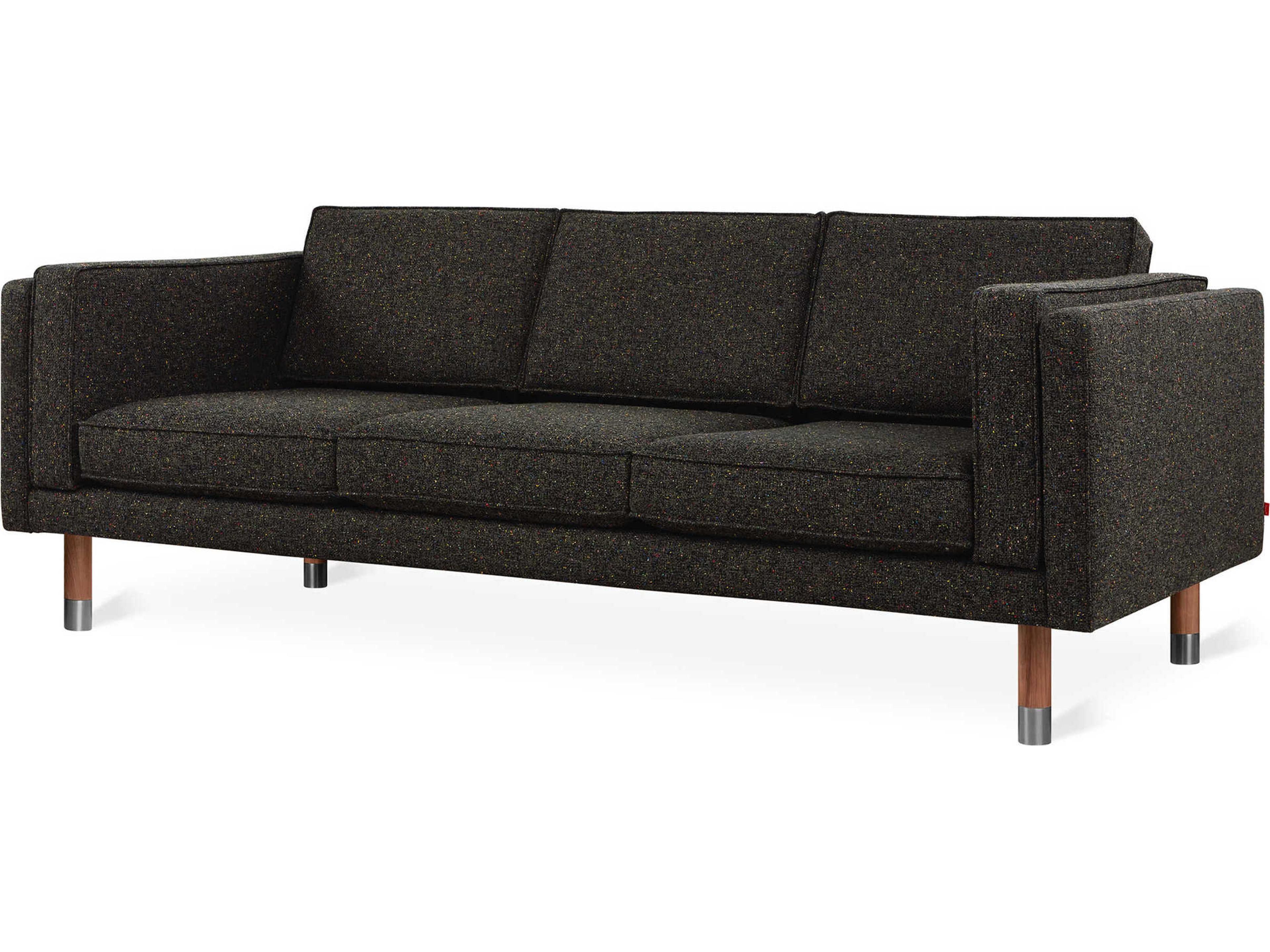 Augusta Funfetti Galaxy Black Upholstered Sofa