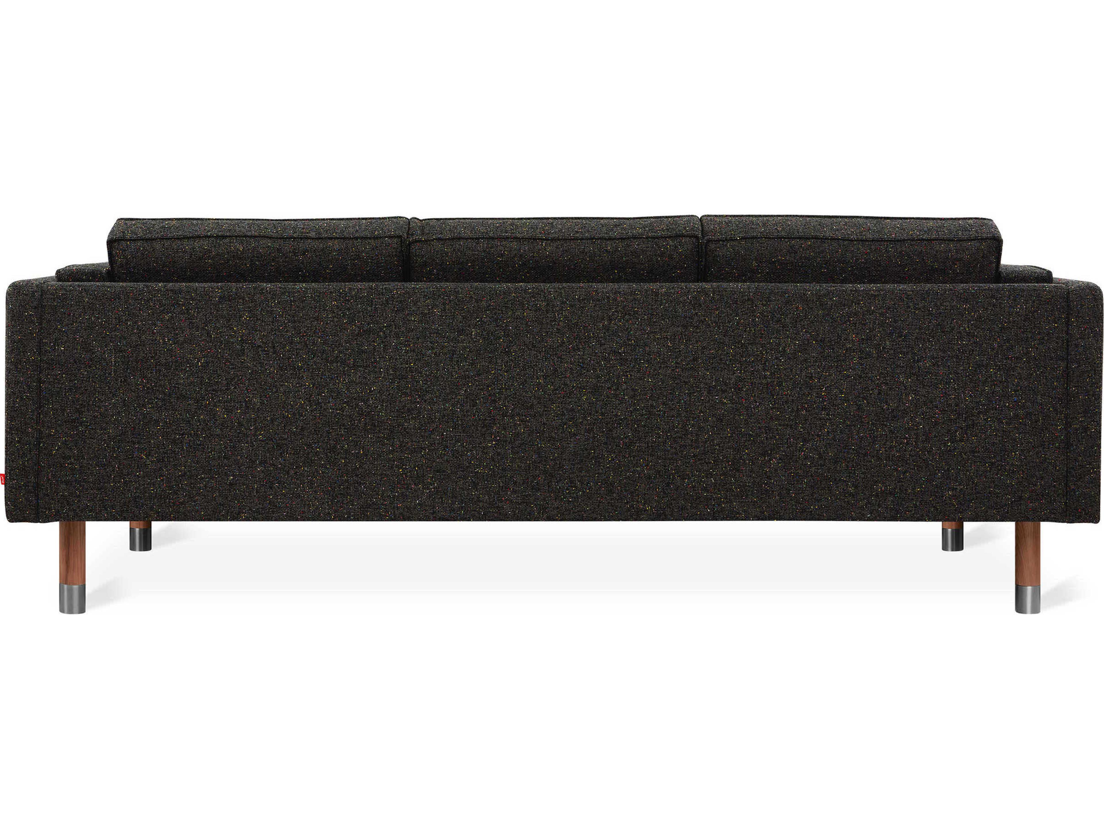 Gus* Modern Augusta Funfetti Galaxy Black Upholstered Sofa