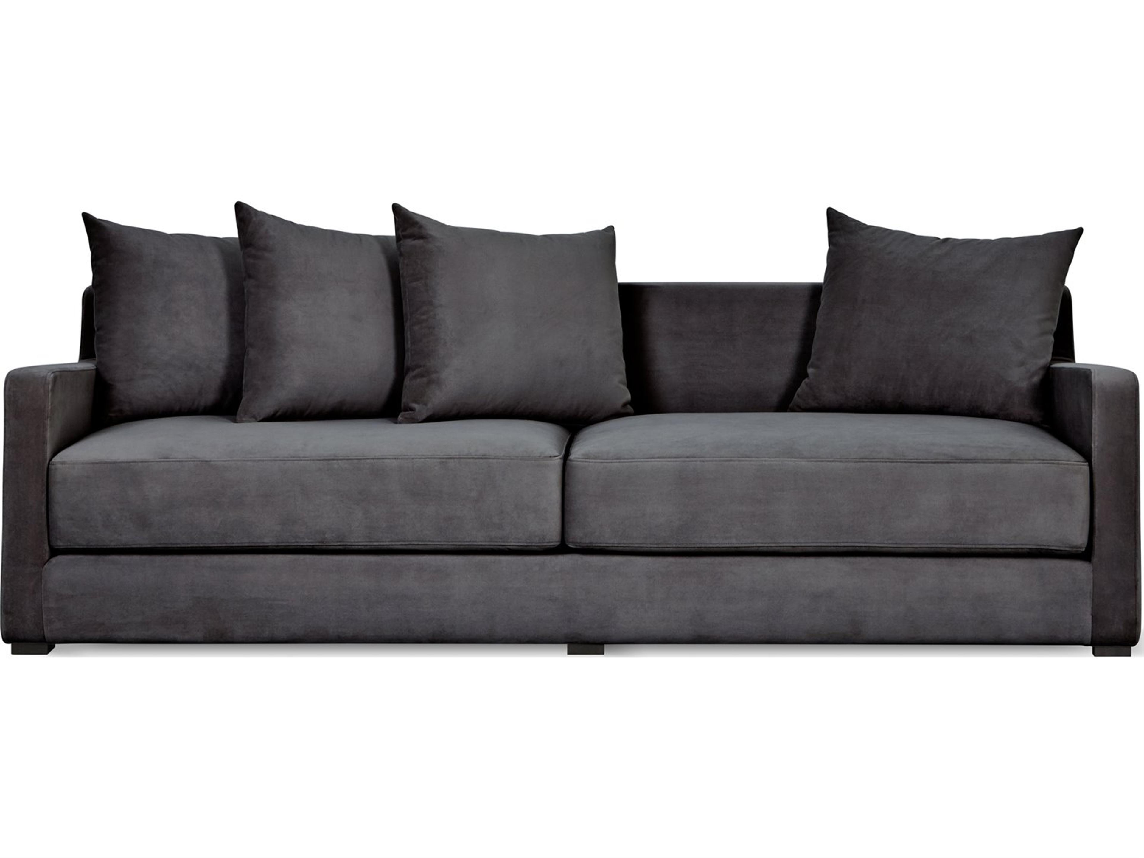 Flipside Velvet Mercury Gray Upholstered Sofa Bed