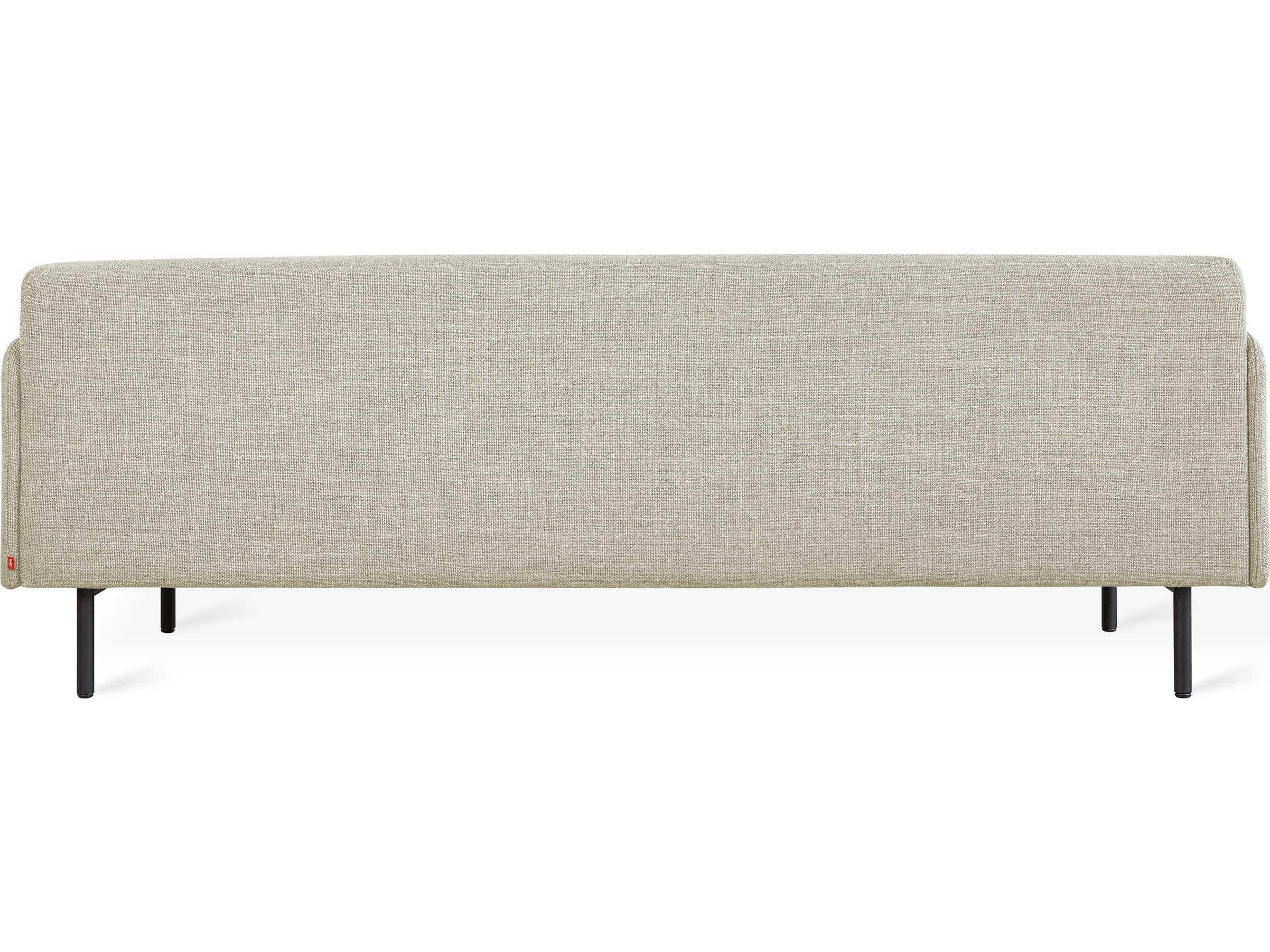 Gus* Modern Foundry Andorra Almond Beige Upholstered Sofa