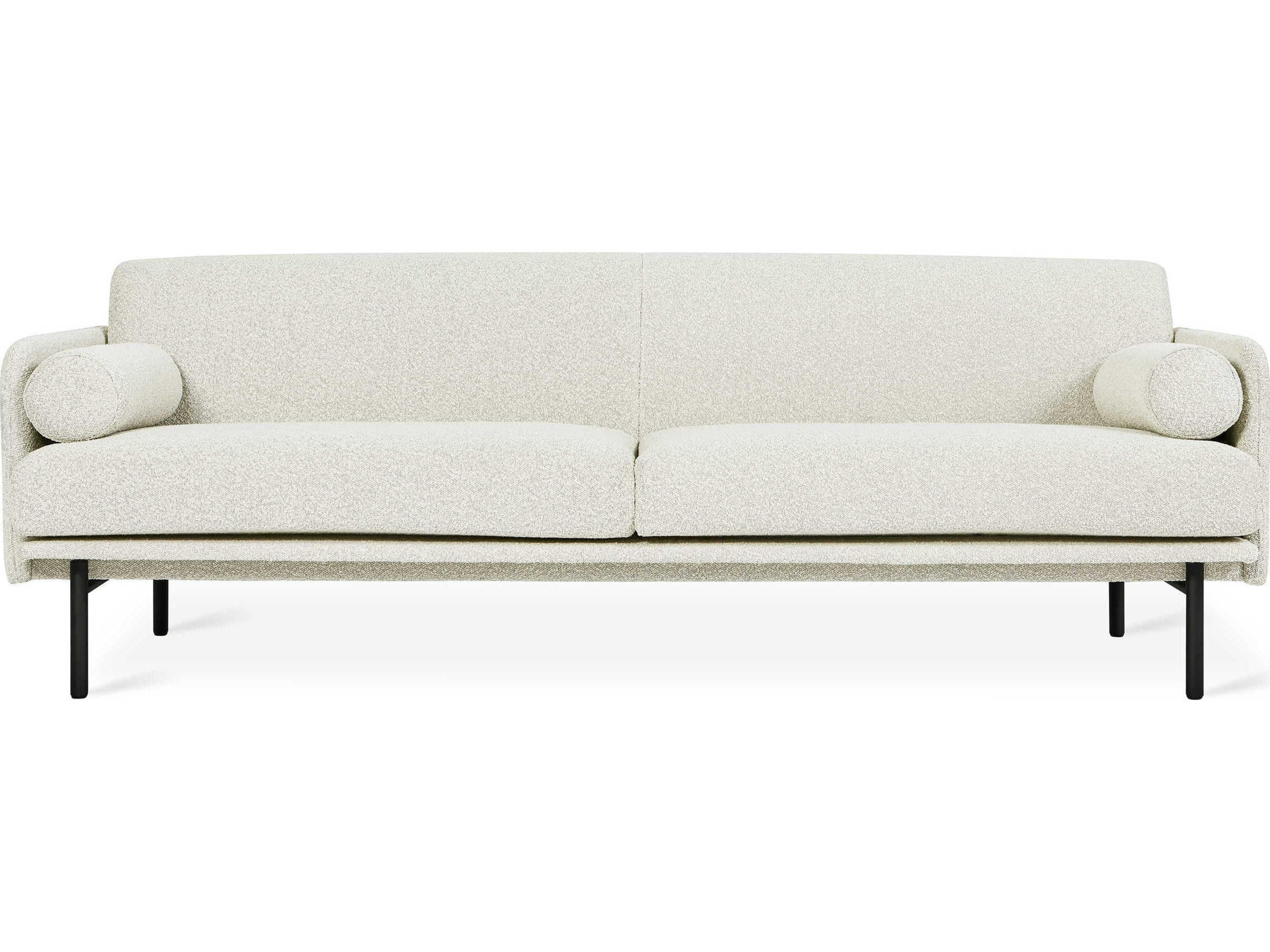 Gus* Modern Foundry Copenhagen Fossil White Upholstered Sofa