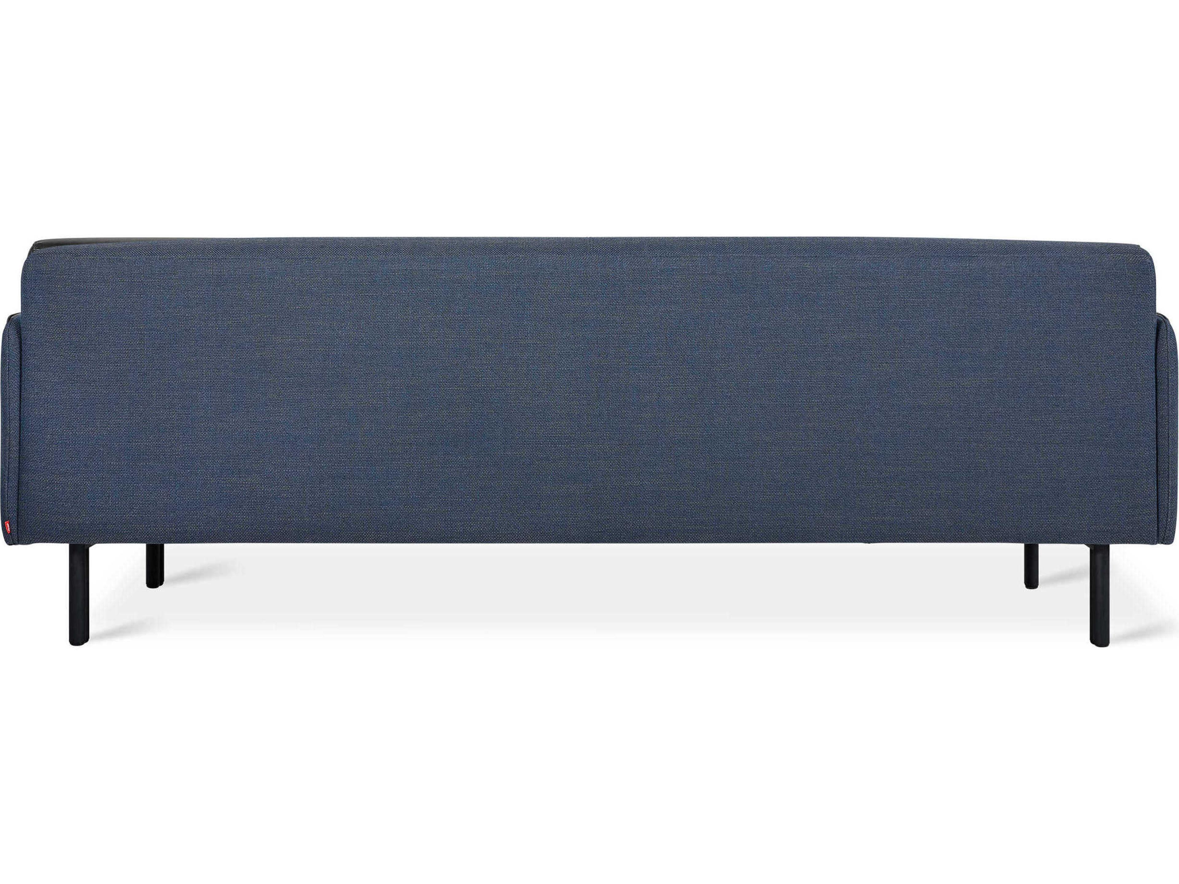 Gus* Modern Foundry Hanson Navy Blue Upholstered Sofa