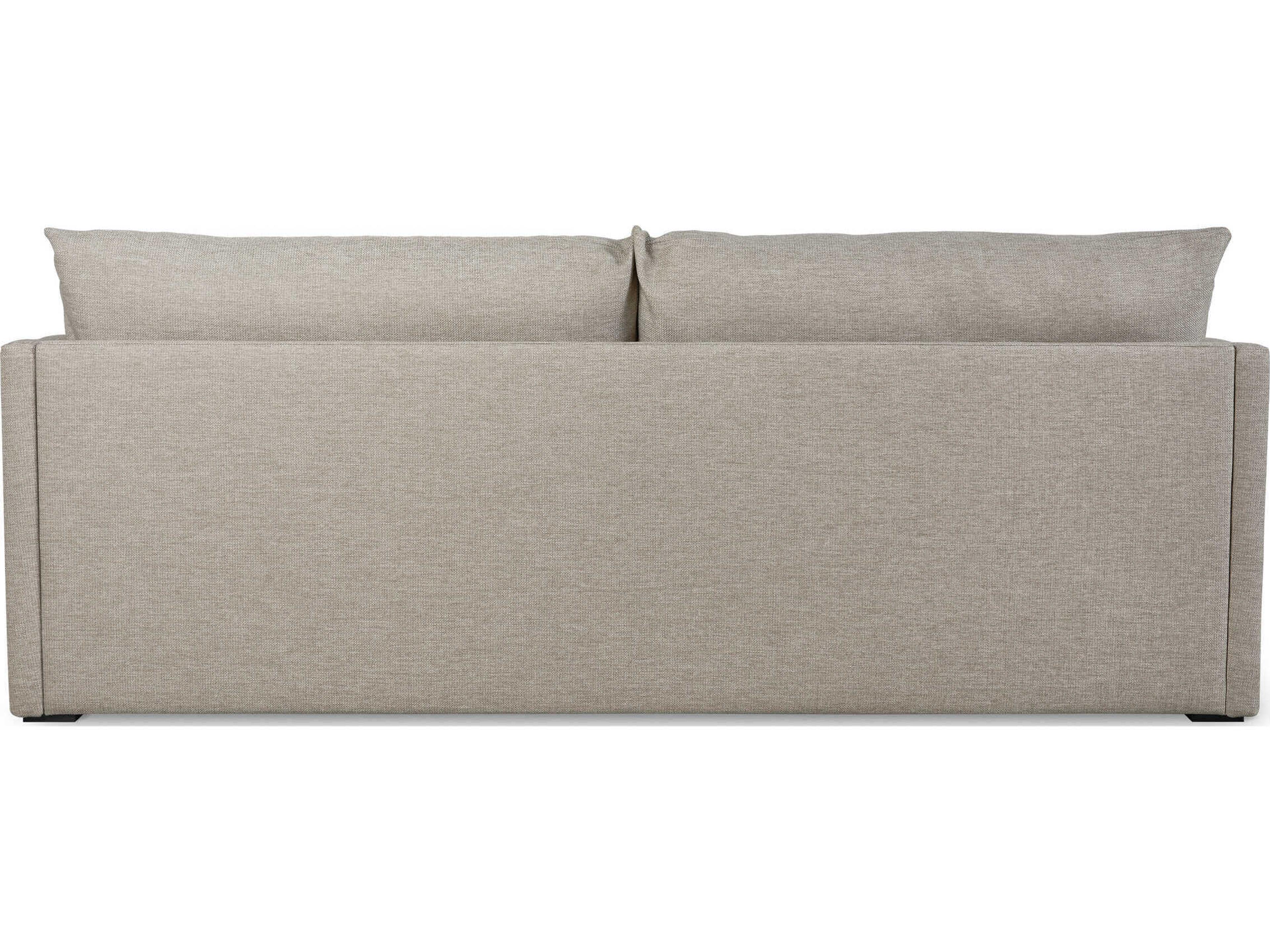 Gus* Modern Neru Dawson Owl Beige Upholstered Sofa Bed