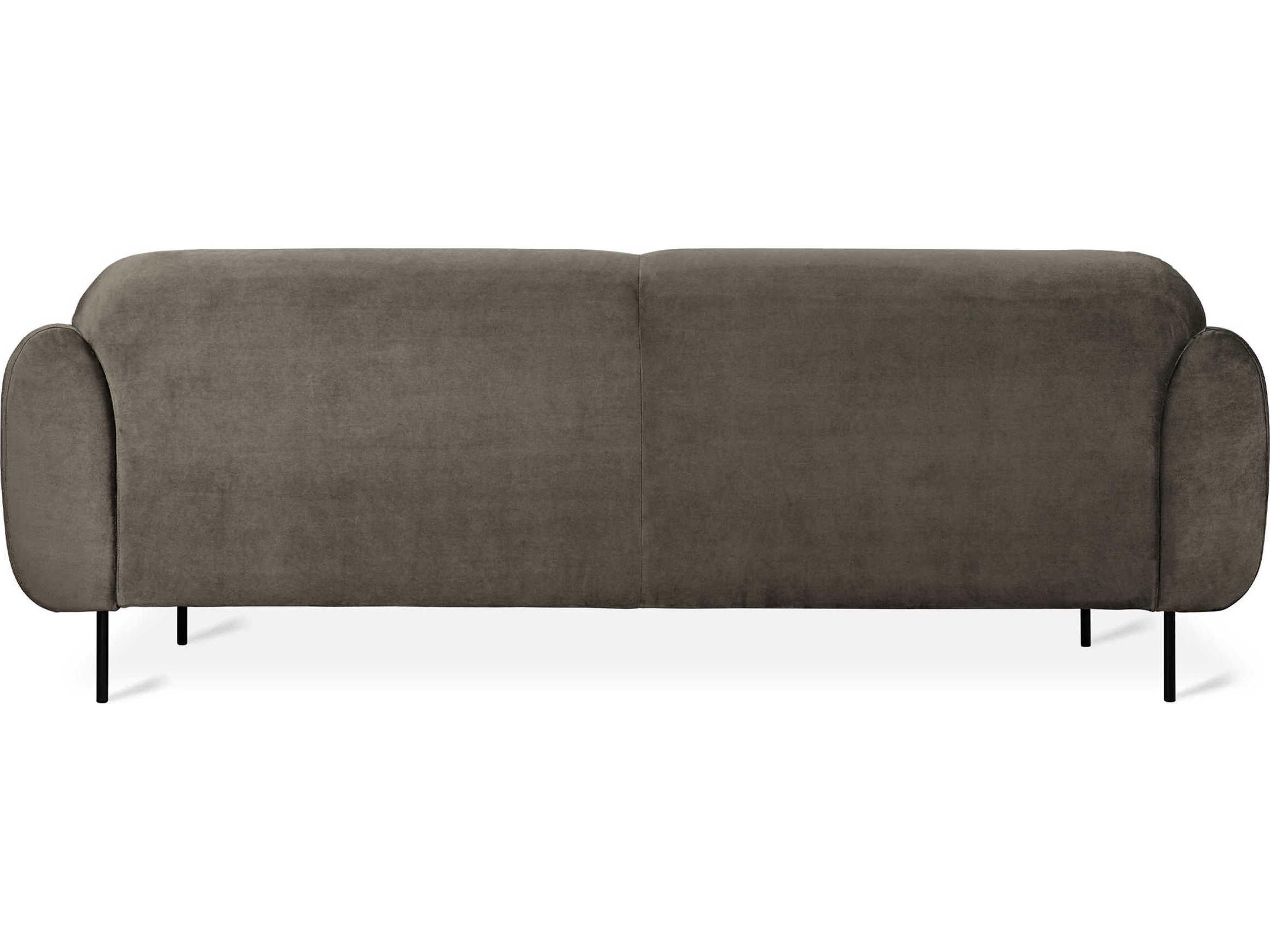 Gus* Modern Nord Cassella Mink Gray Upholstered Sofa