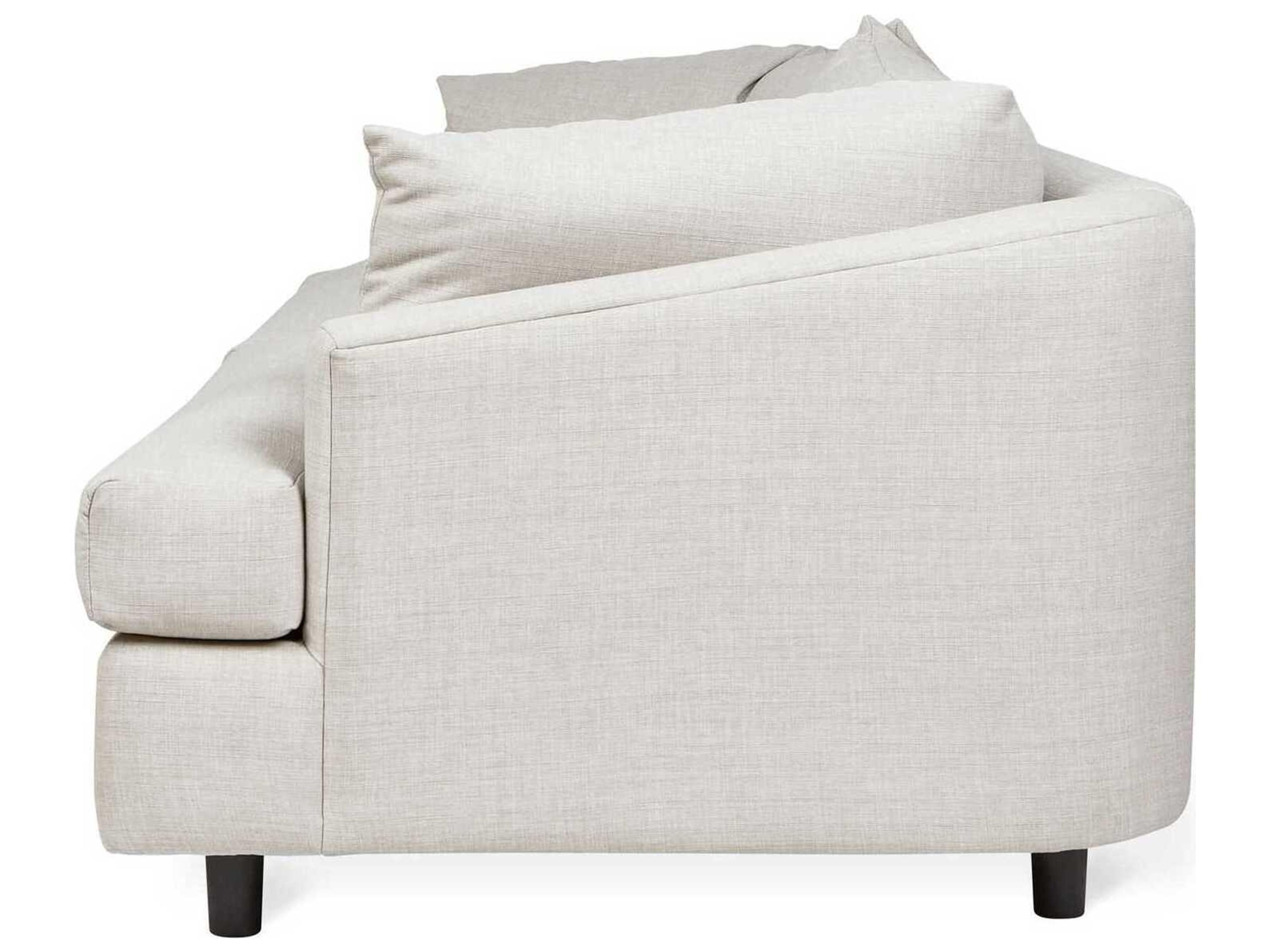 Gus* Modern Thalia White Upholstered Sofa