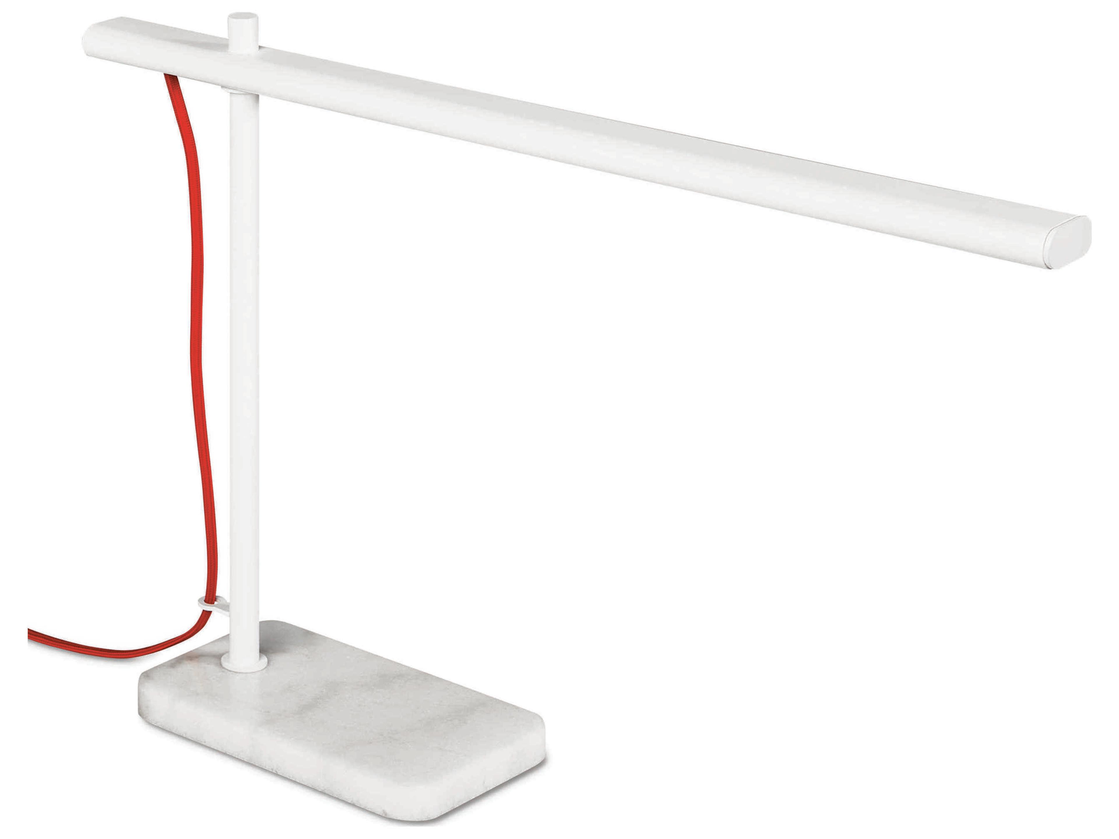 Lewis White LED Desk Lamp