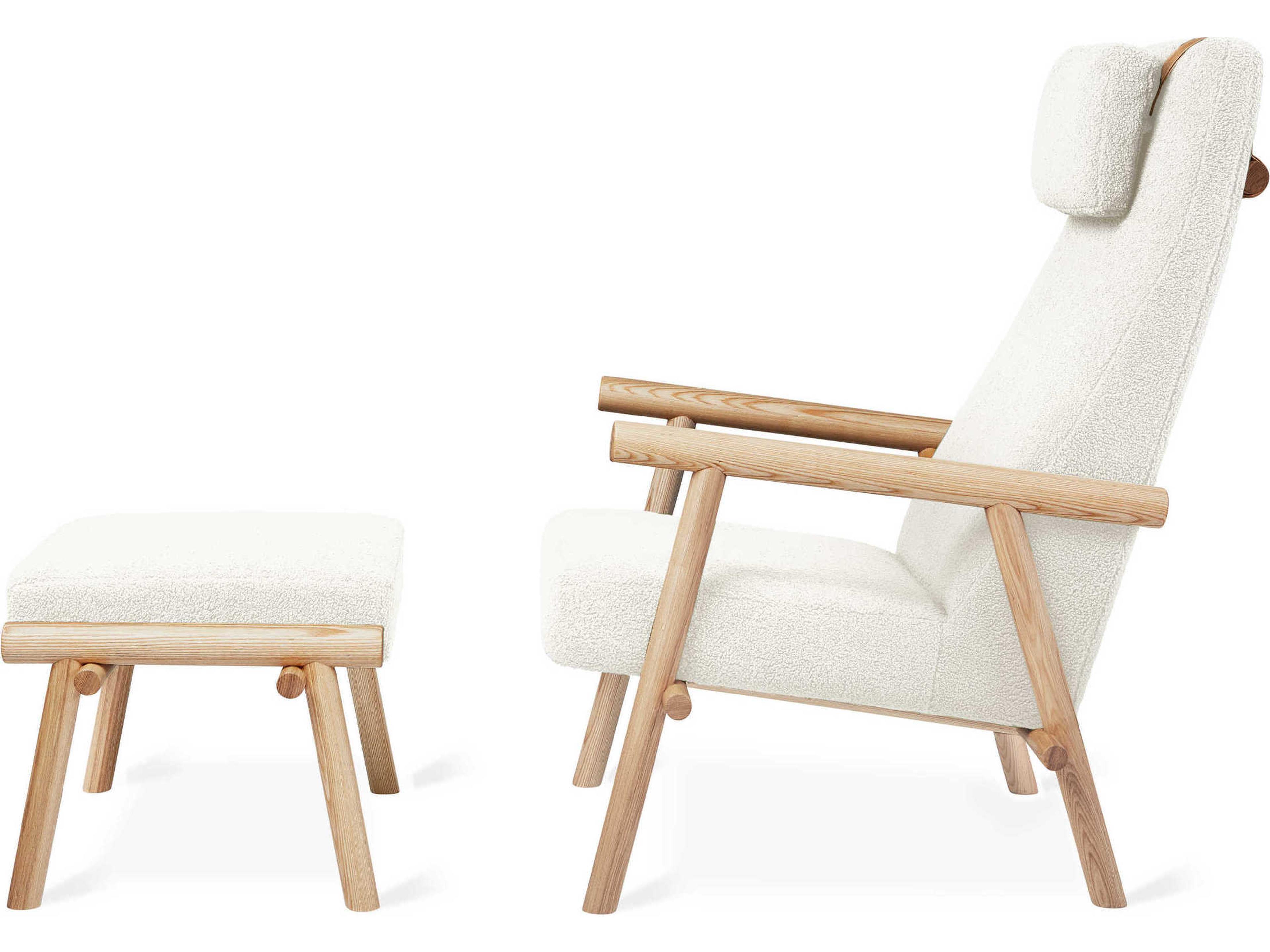 Gus* Modern Labrador Brown Fabric Accent Chair