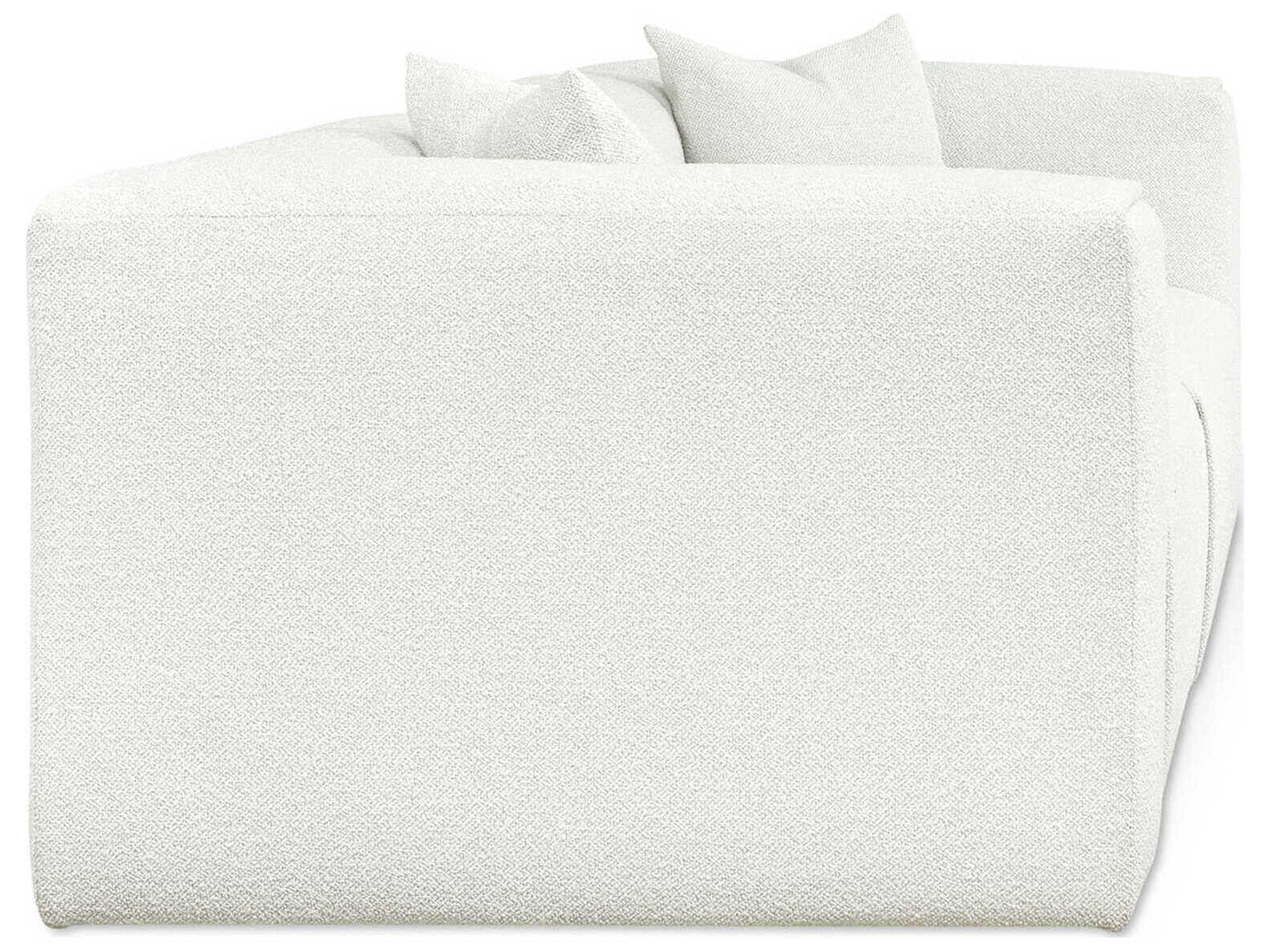 Gus* Modern Nest Morris Bone White Upholstered Sofa