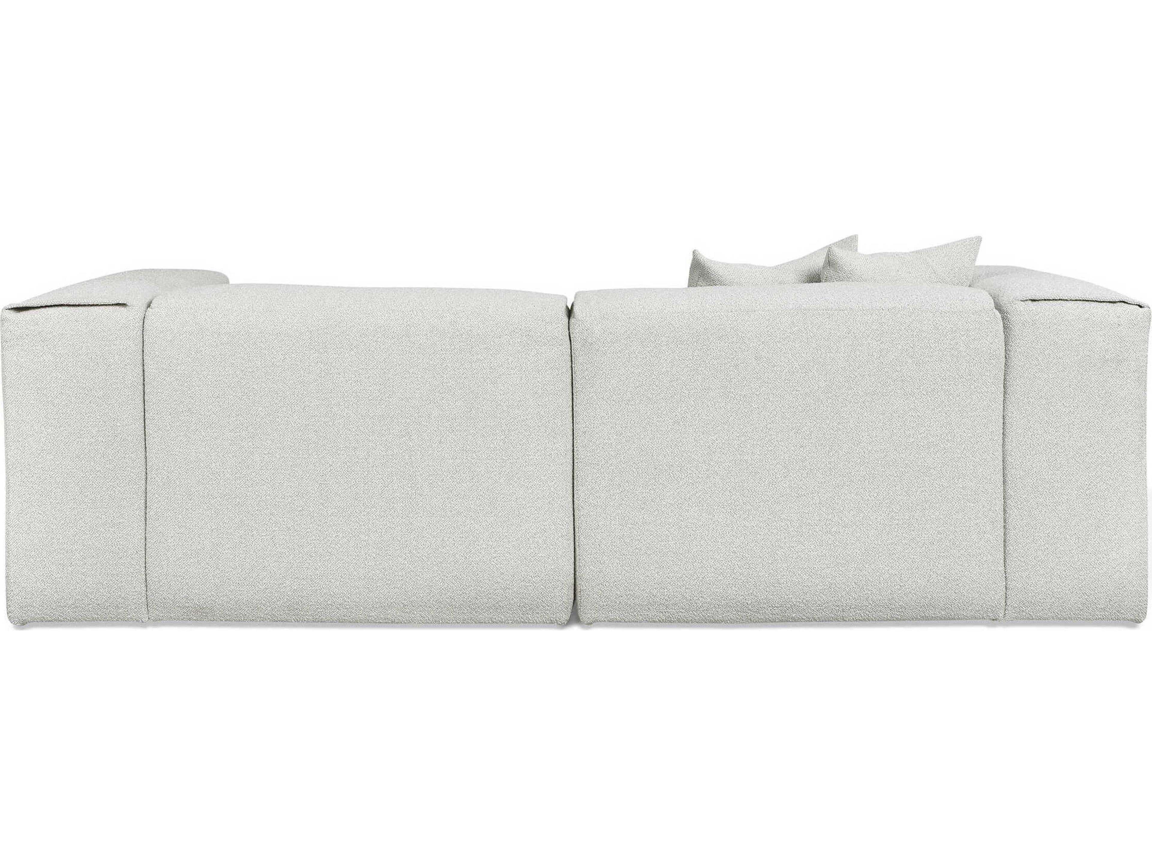 Gus* Modern Nest Morris Fog Gray Upholstered Sofa
