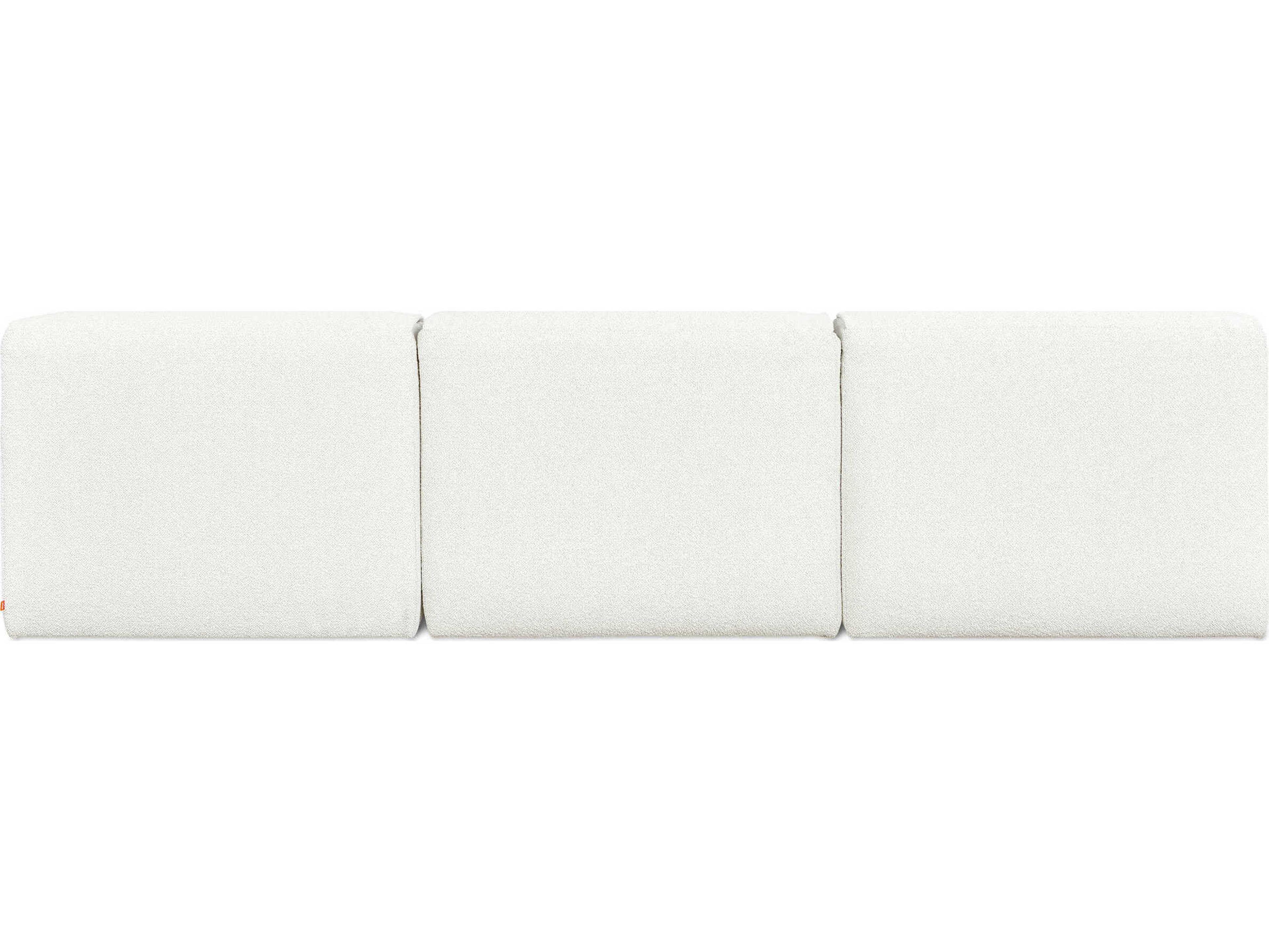 Gus* Modern Nest Morris Bone White Upholstered Sofa