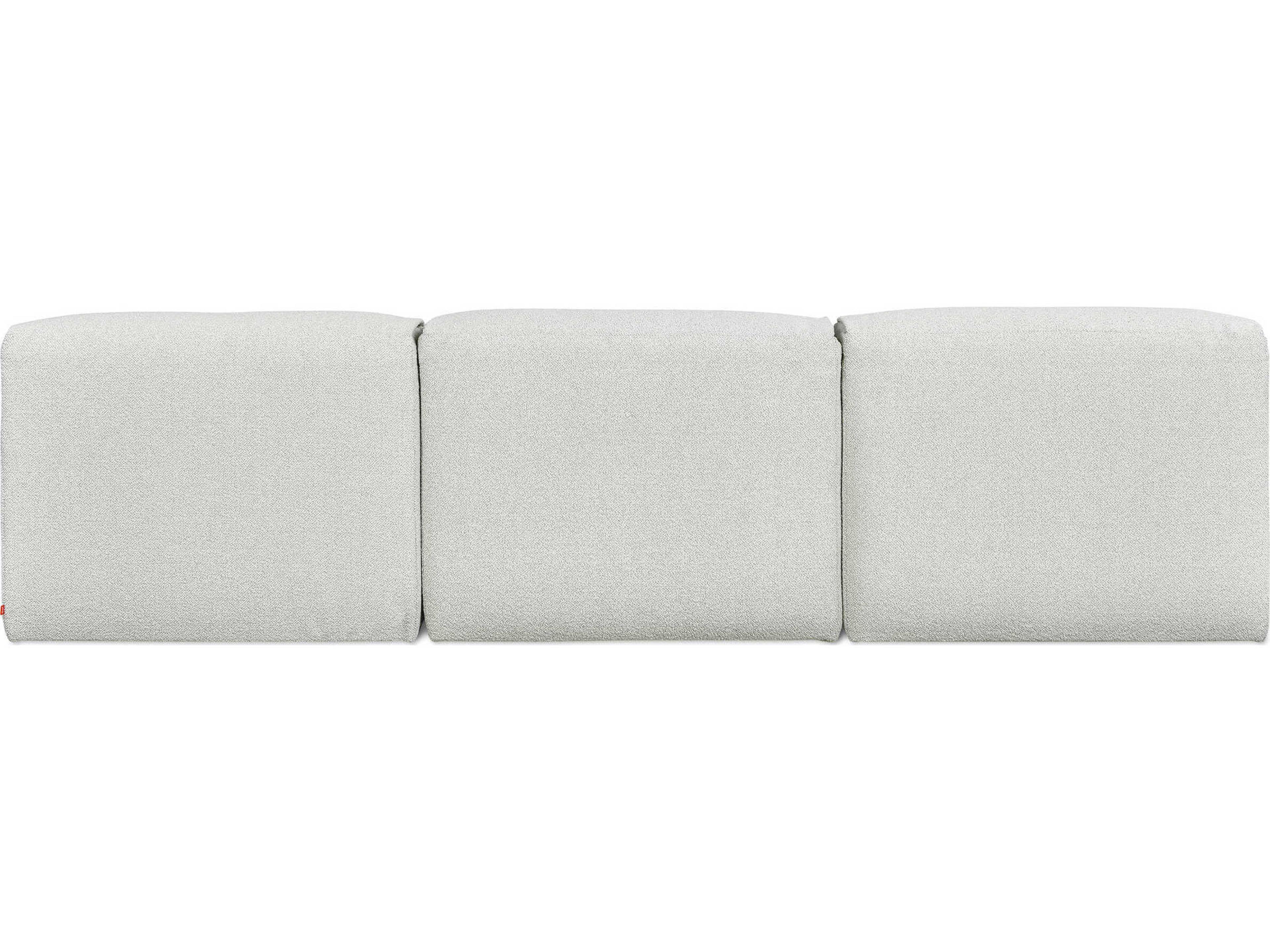 Gus* Modern Nest Morris Fog Gray Upholstered Sofa