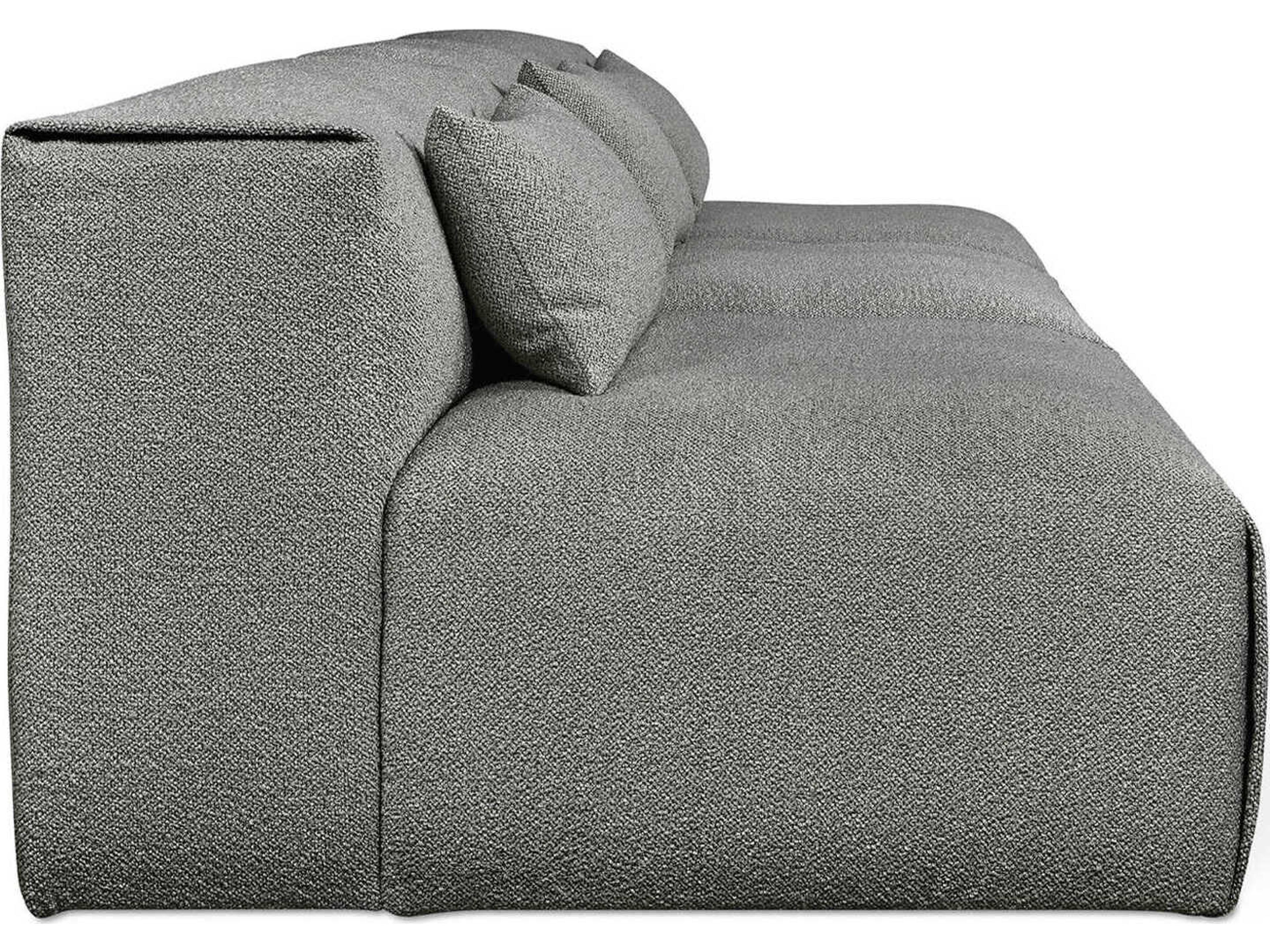 Gus* Modern Nest Morris Scoria Gray Upholstered Sofa
