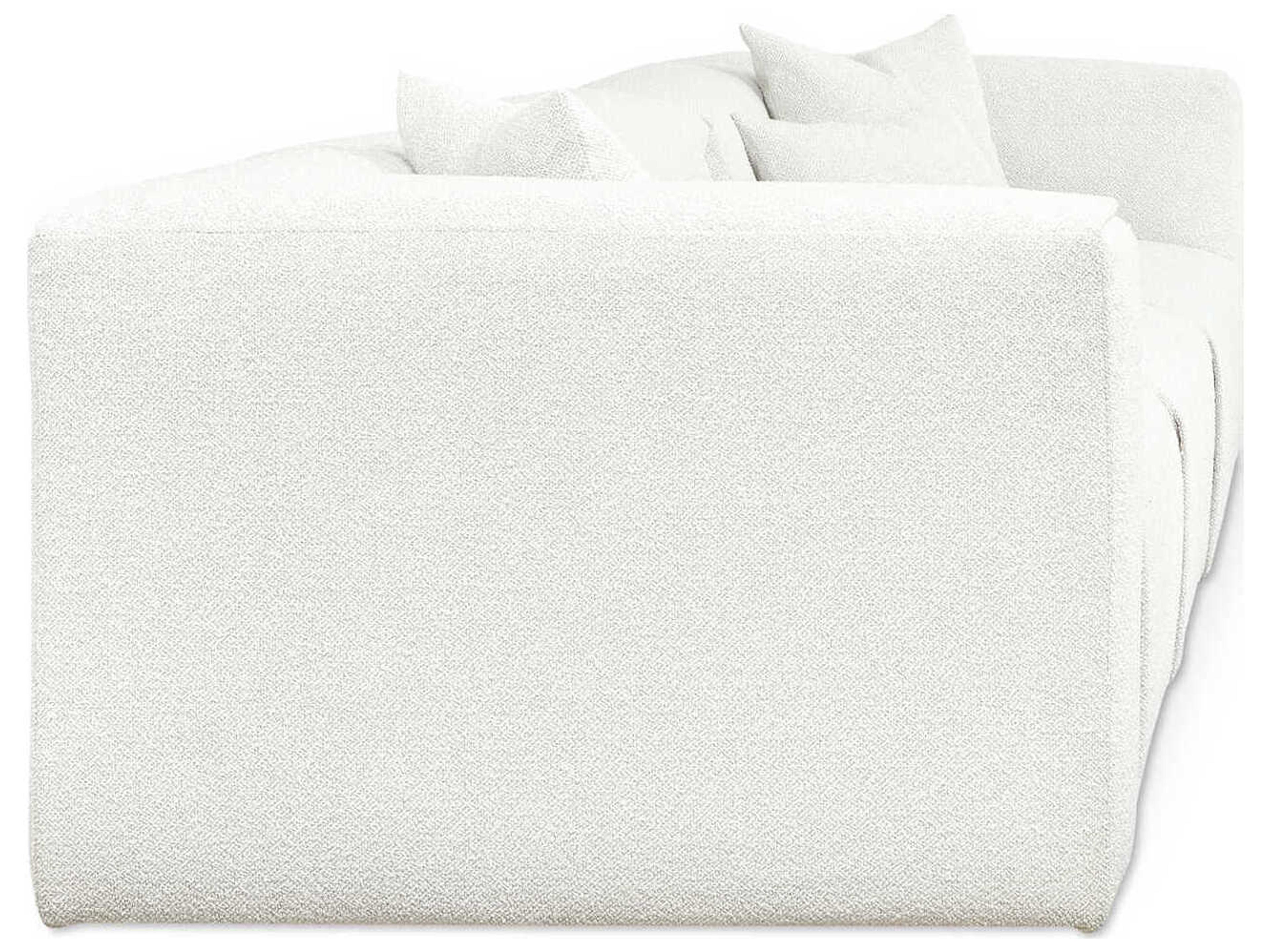 Gus* Modern Nest Morris Bone White Upholstered Sofa