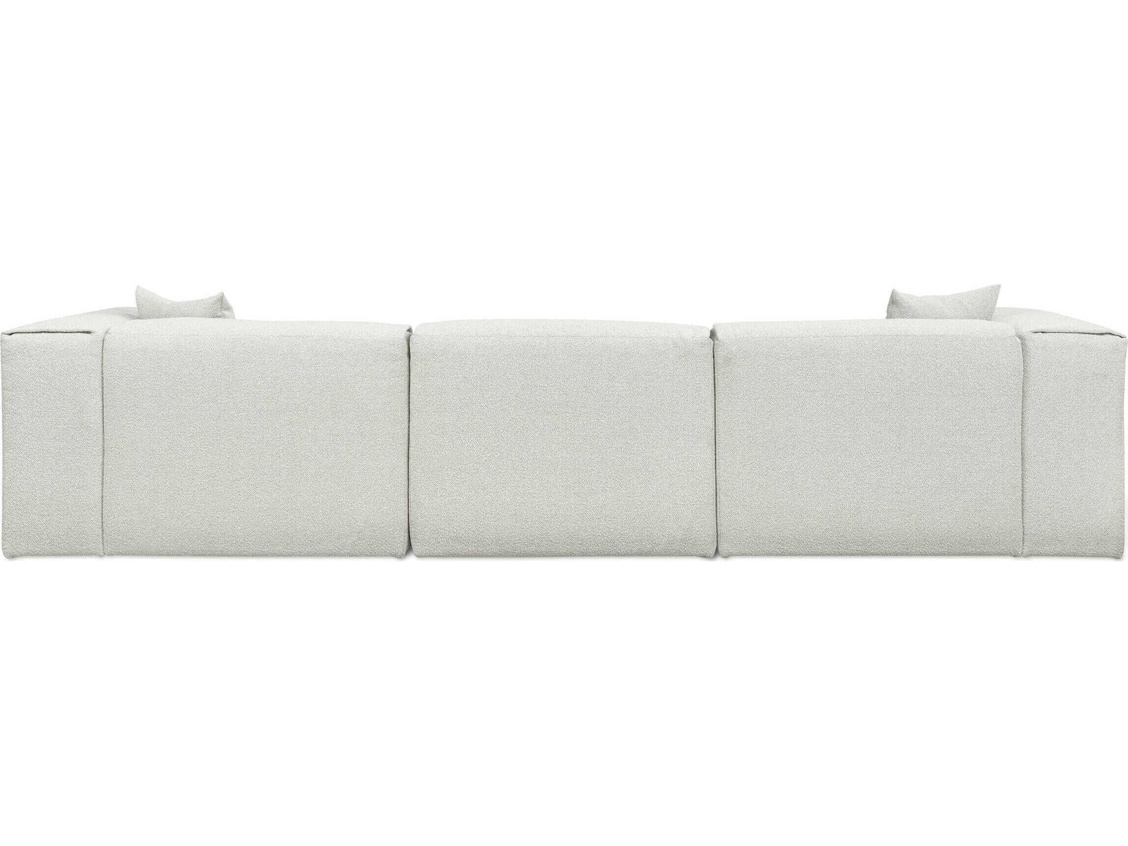 Gus* Modern Nest Morris Fog Gray Upholstered Sofa