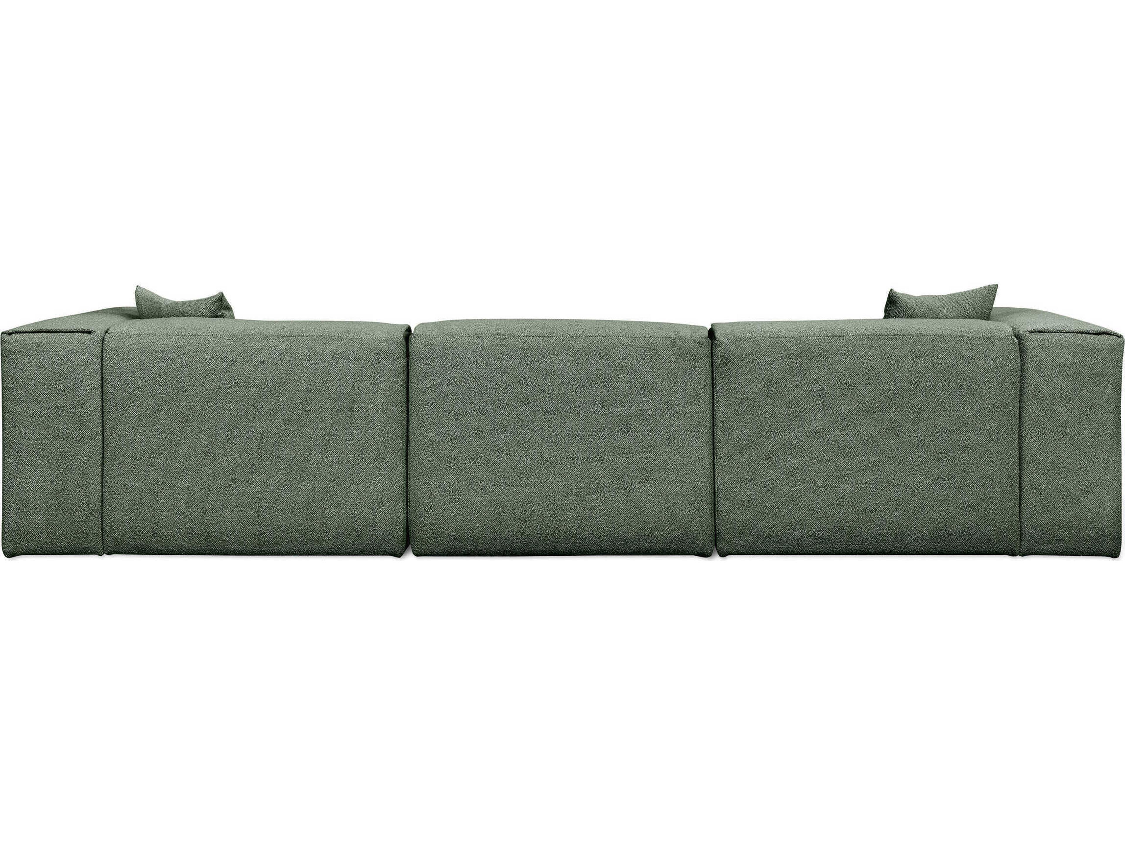 Gus* Modern Nest Morris Pine Green Upholstered Sofa