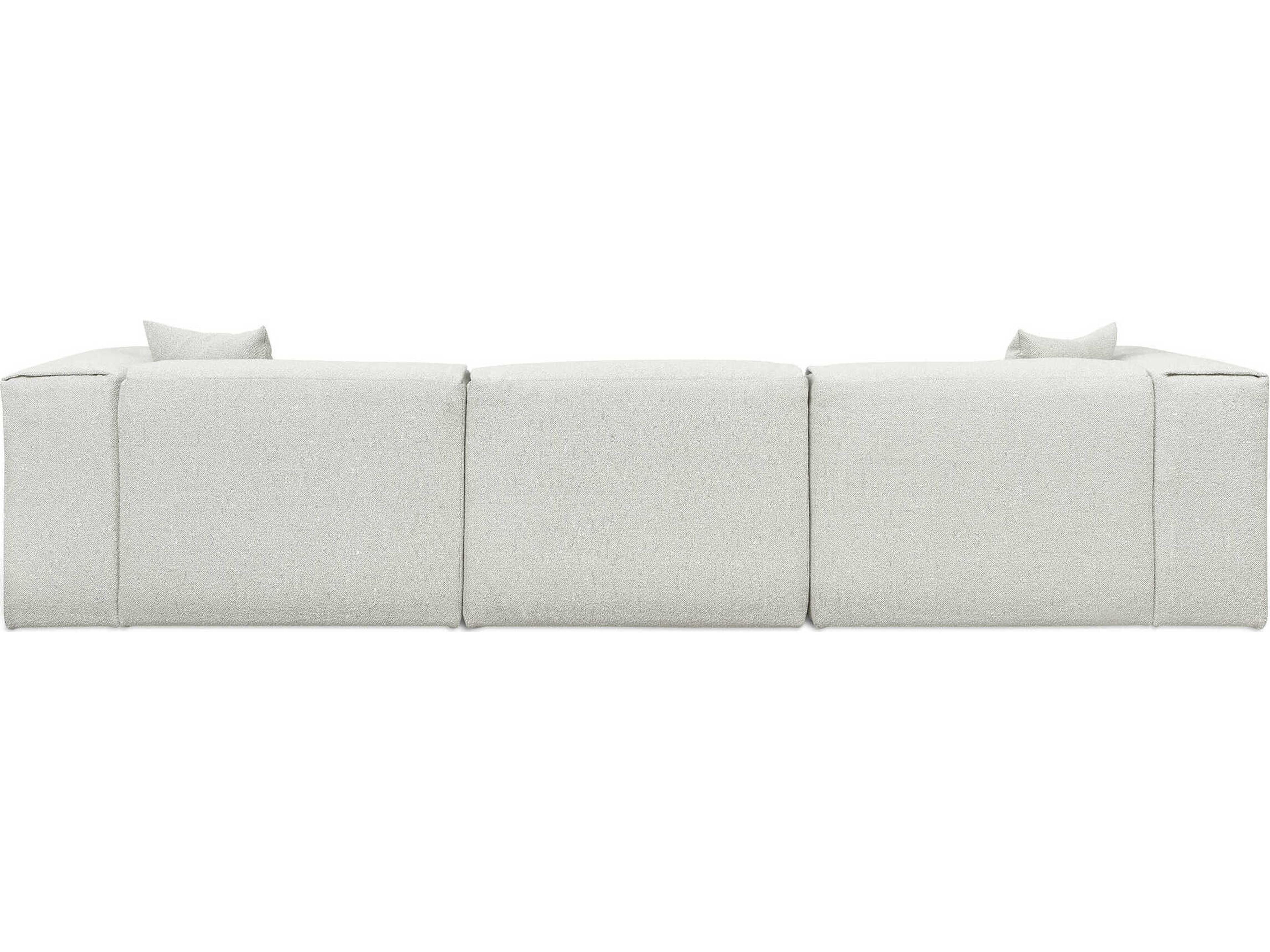 Gus* Modern Nest Gray Upholstered Sectional Sofa