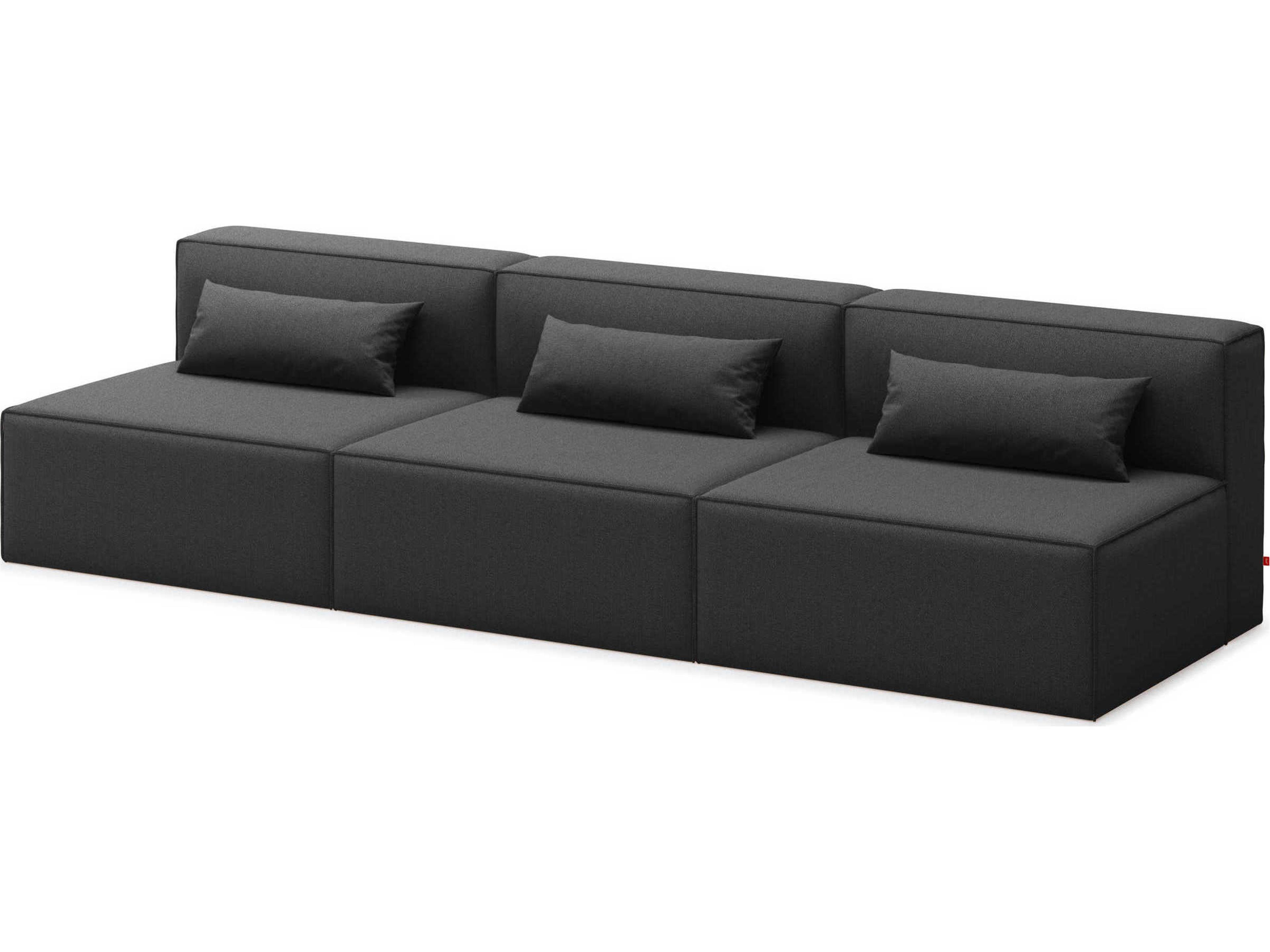 Mix Mowat Raven Black Upholstered Sofa