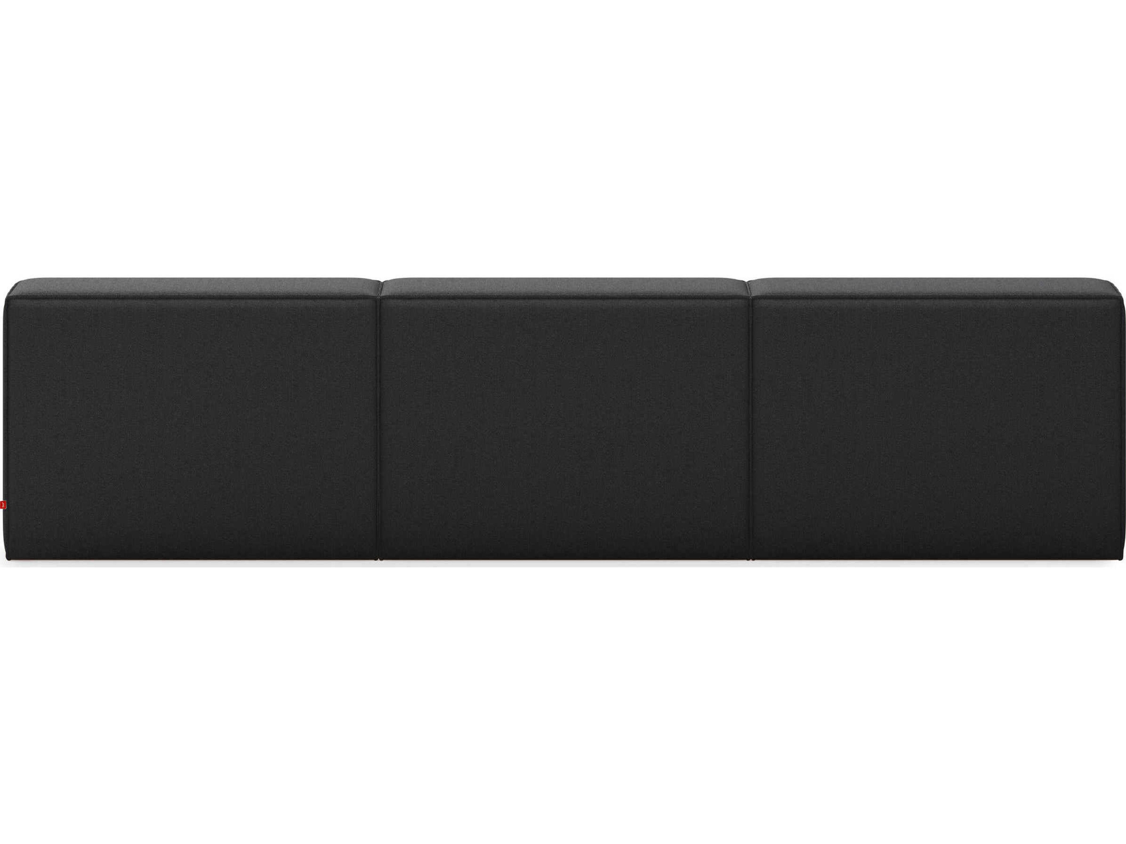 Gus* Modern Mix Mowat Raven Black Upholstered Sofa