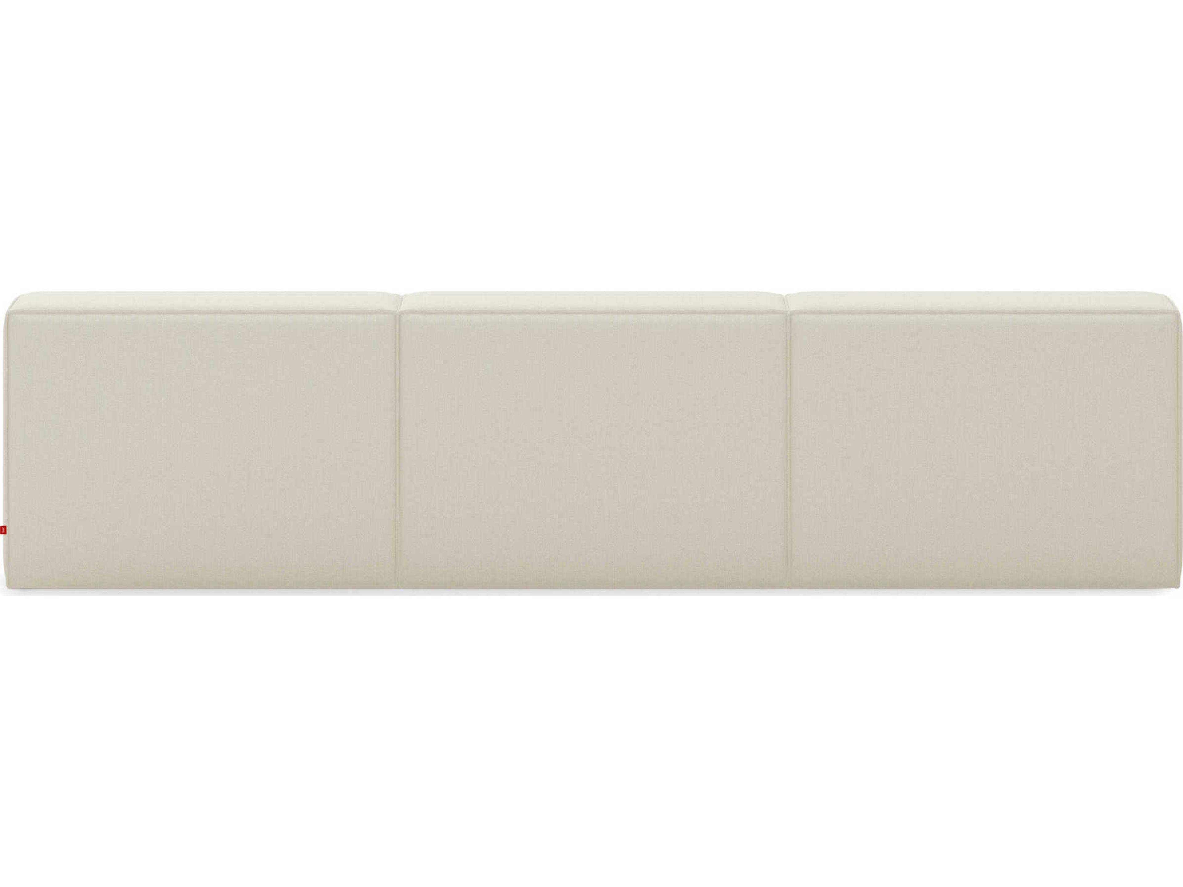 Gus* Modern Mix Mowat Sand White Upholstered Sofa