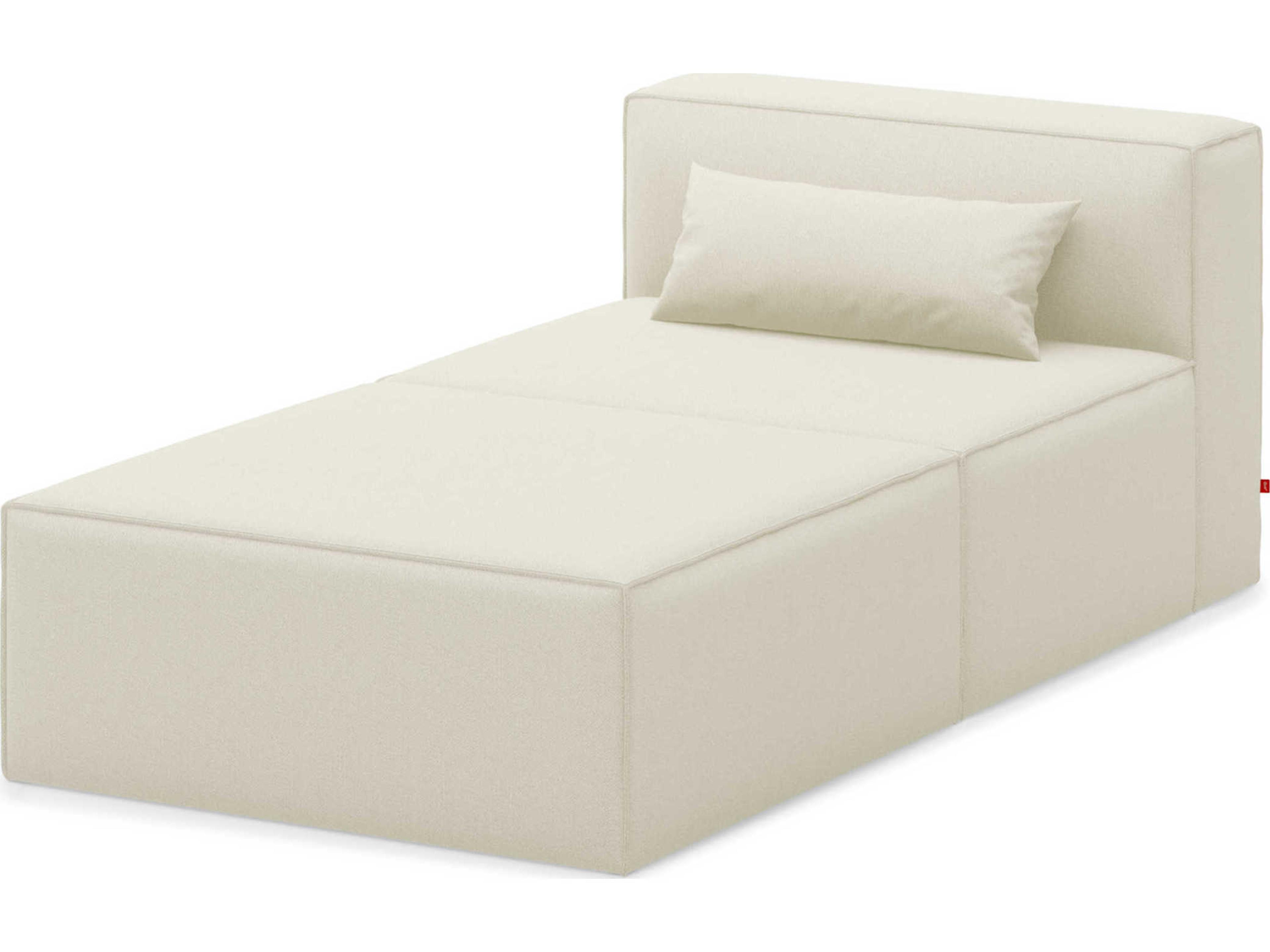 Mix Mowat Sand White Upholstered Chaise