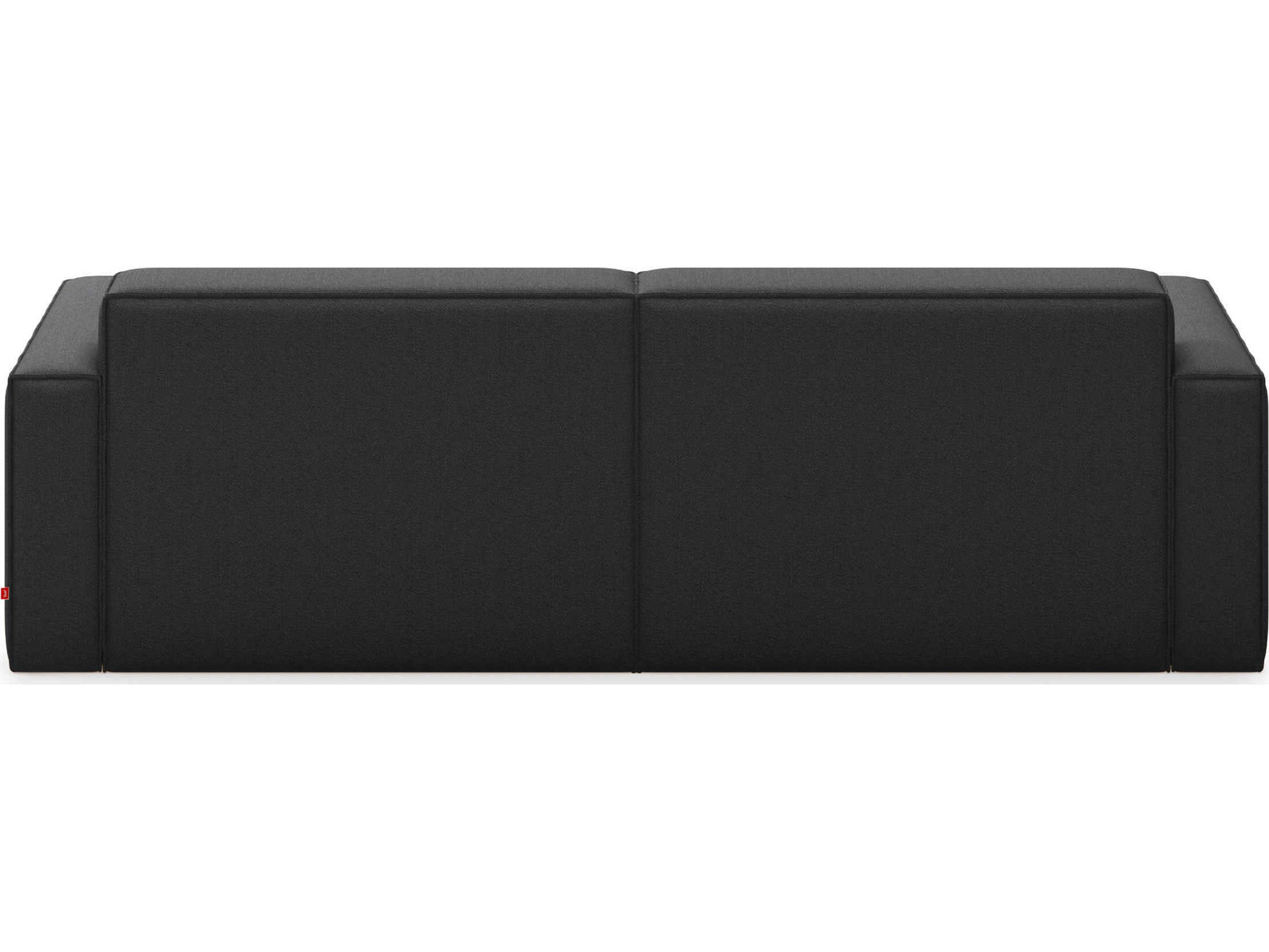 Gus* Modern Mix Mowat Raven Black Upholstered Sofa