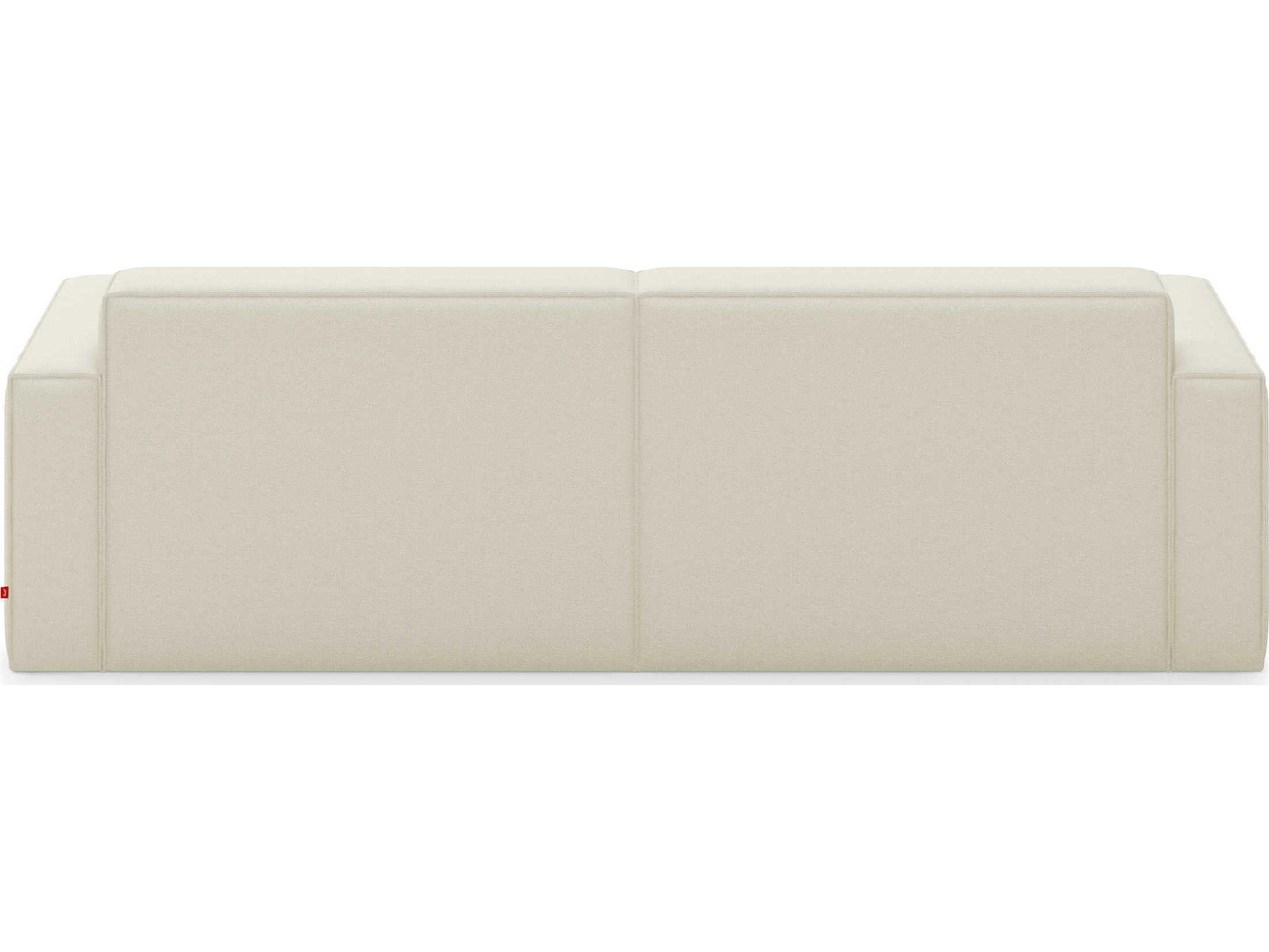 Gus* Modern Mix White Upholstered Sectional Sofa